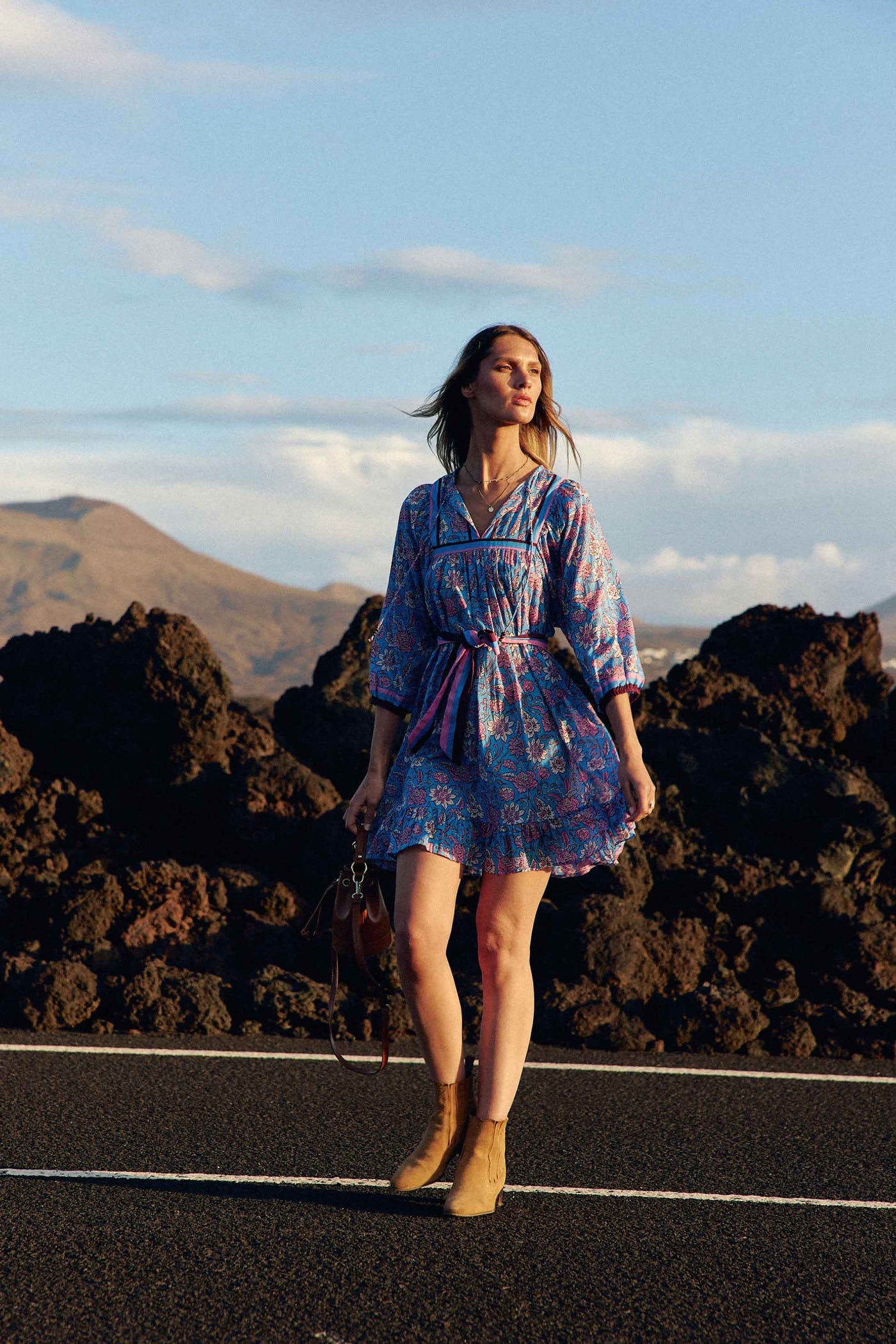 Floral flared dress - Rithy