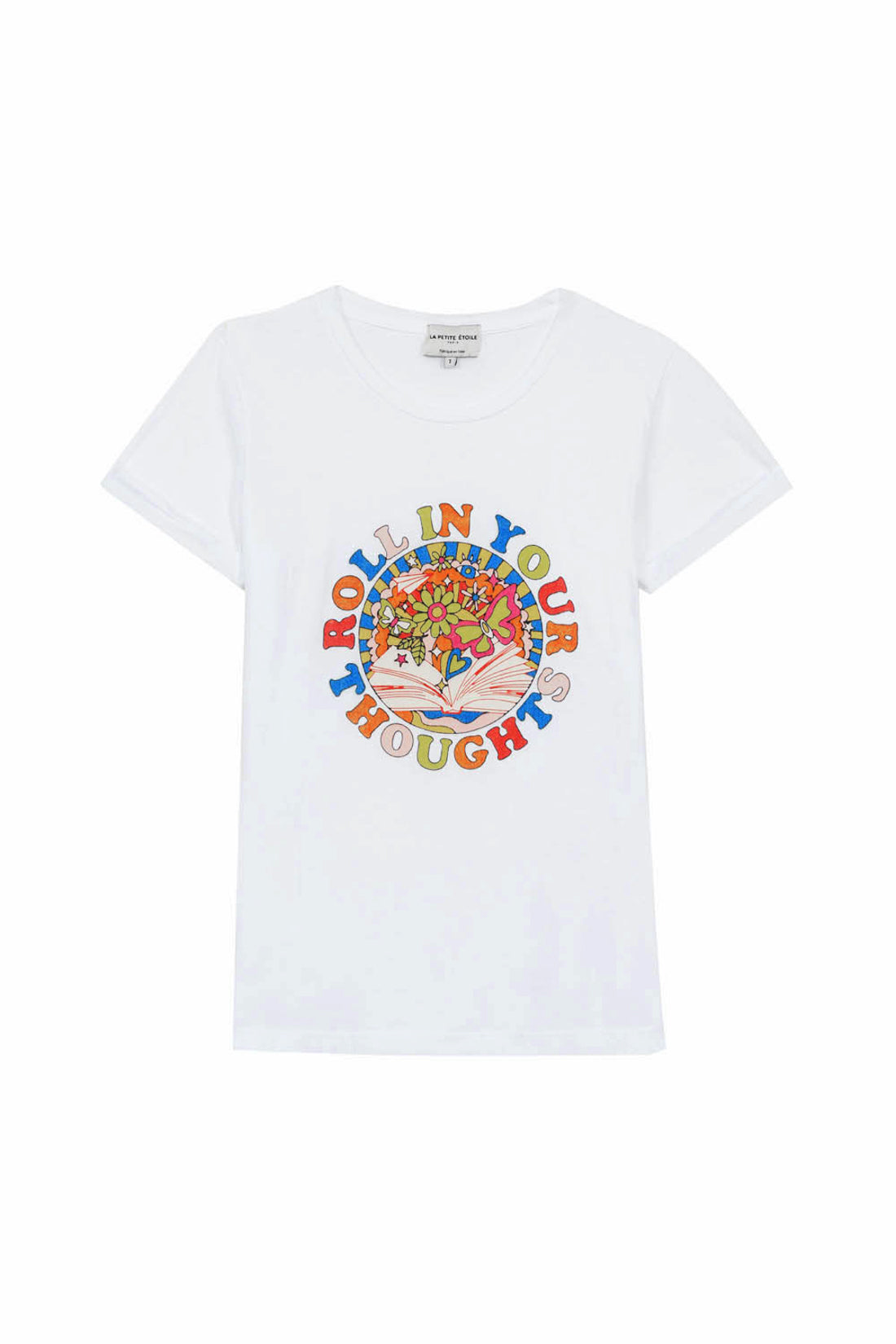T-shirt Roll-in - Blanc