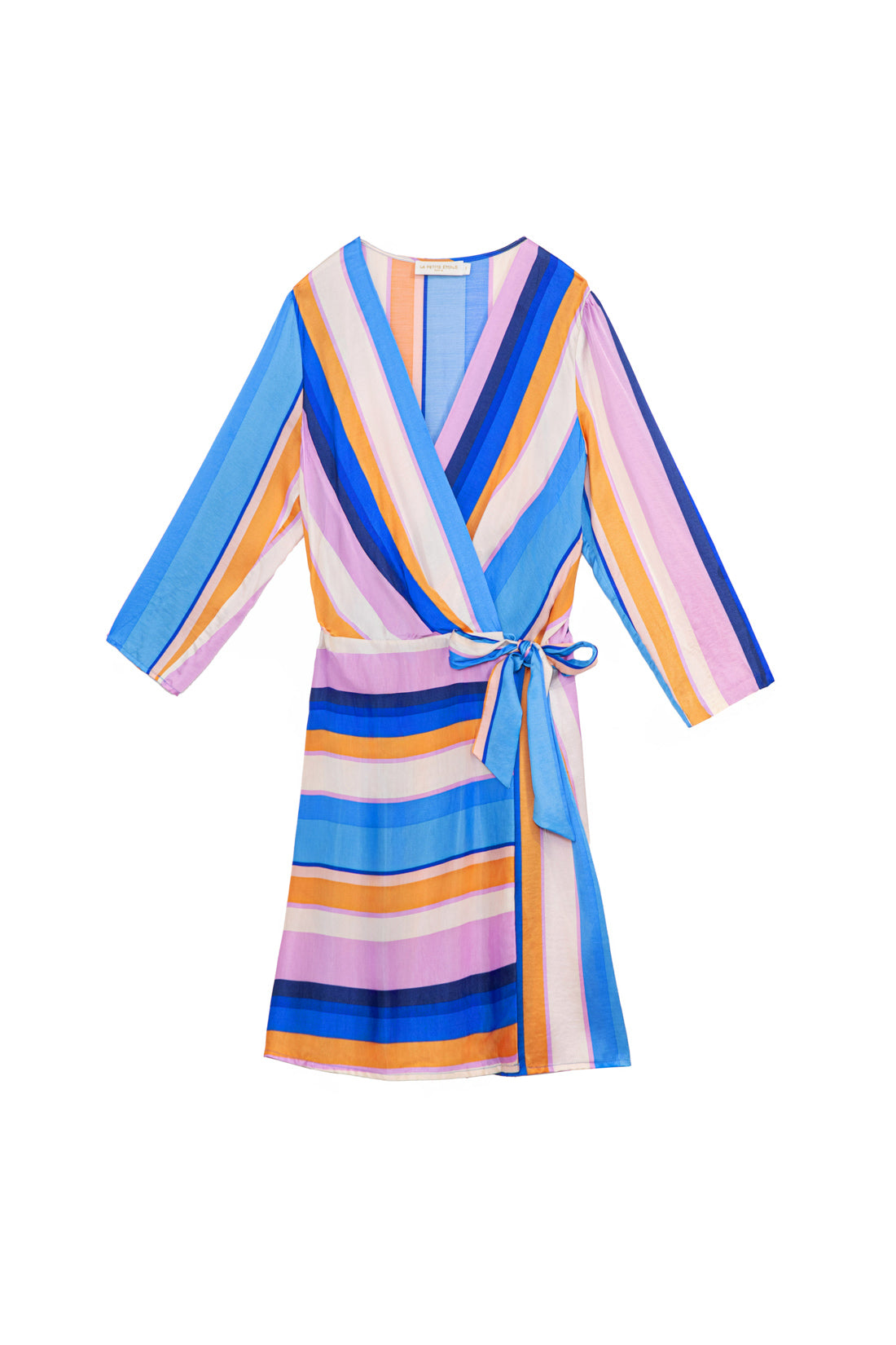 Striped wrap dress - Rosalia