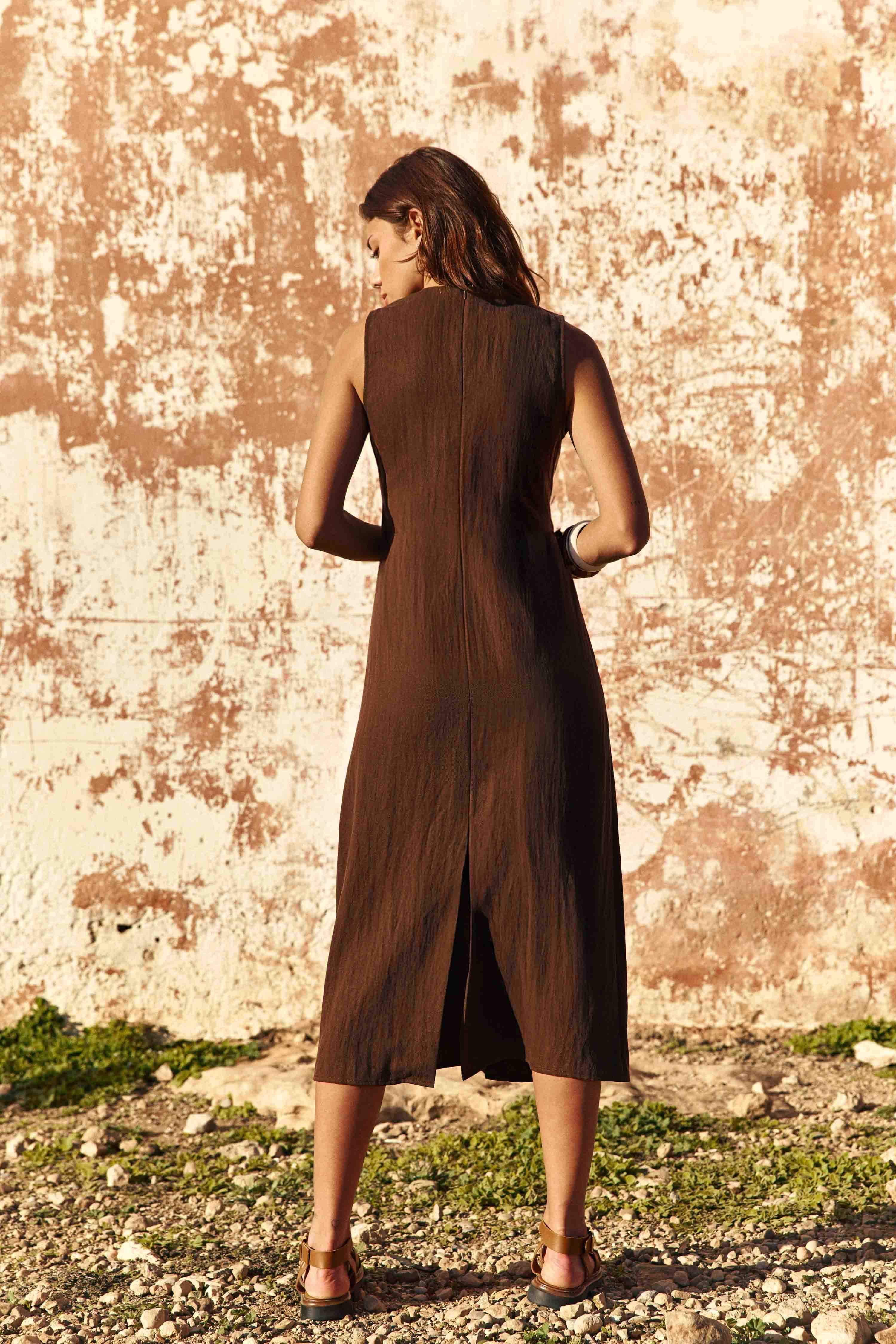 Robe Rosanna - Marron