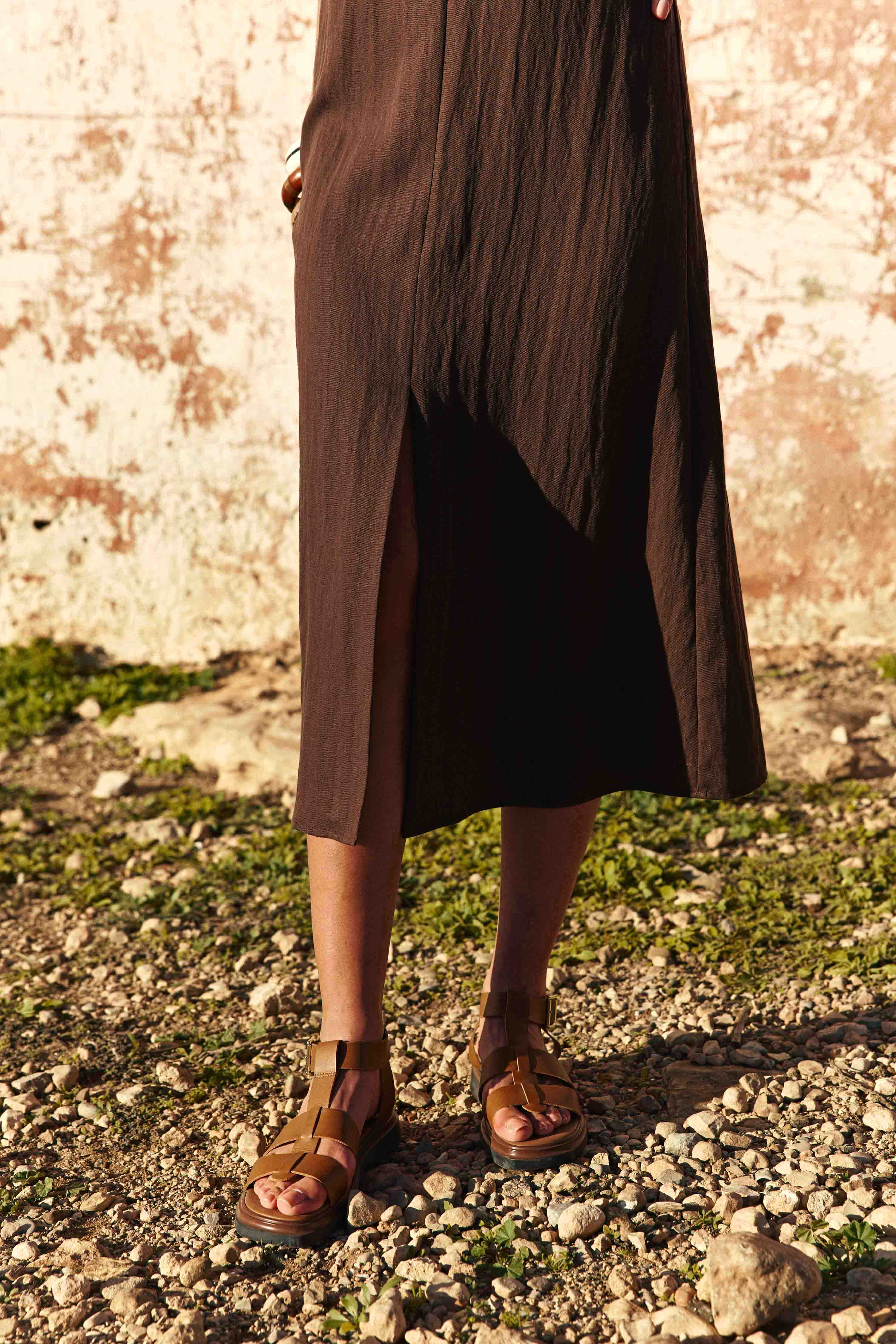 Robe Rosanna - Marron