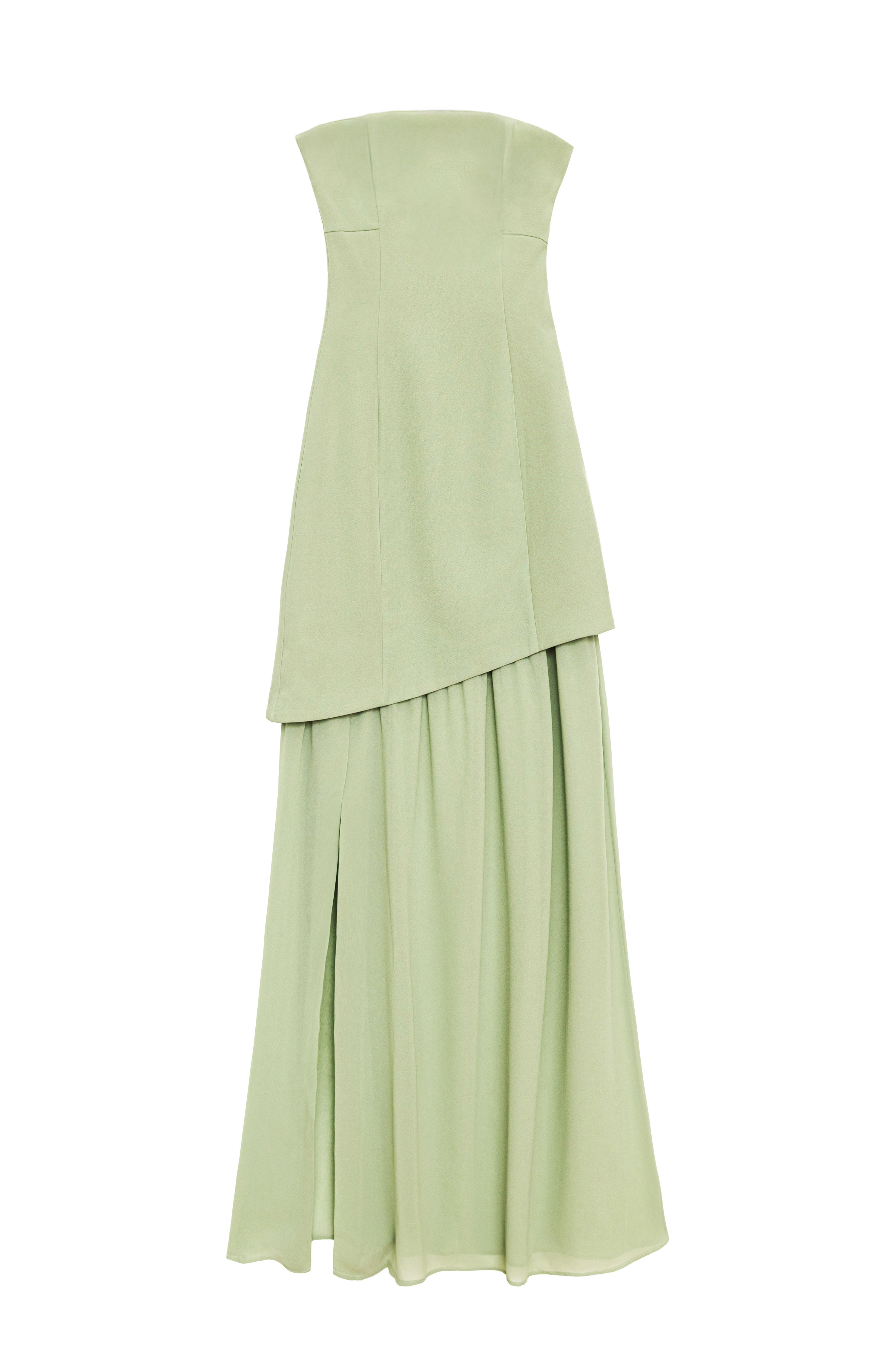 Robe Rosemonde - Vert Amande