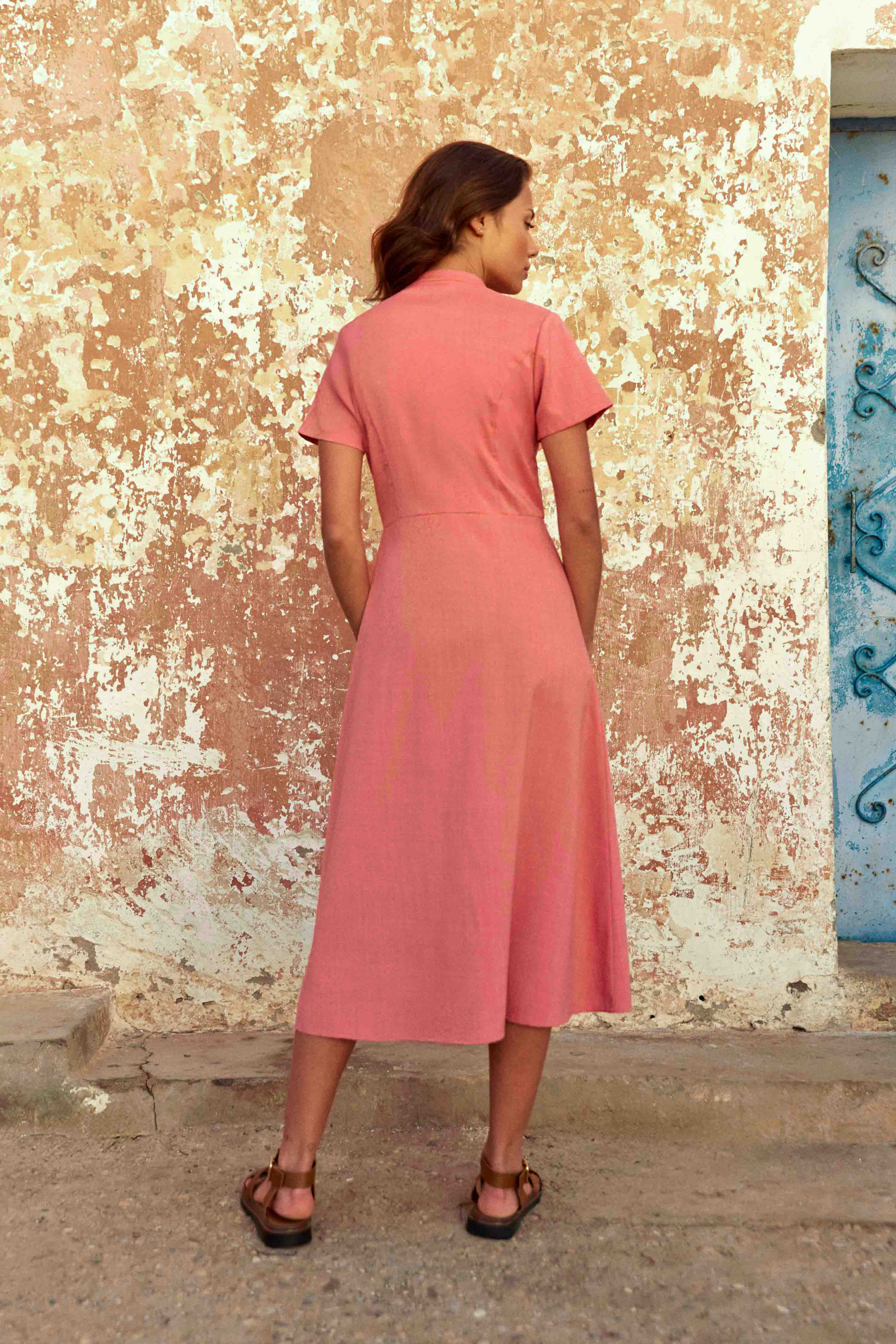 Rosie - Robe midi évasée