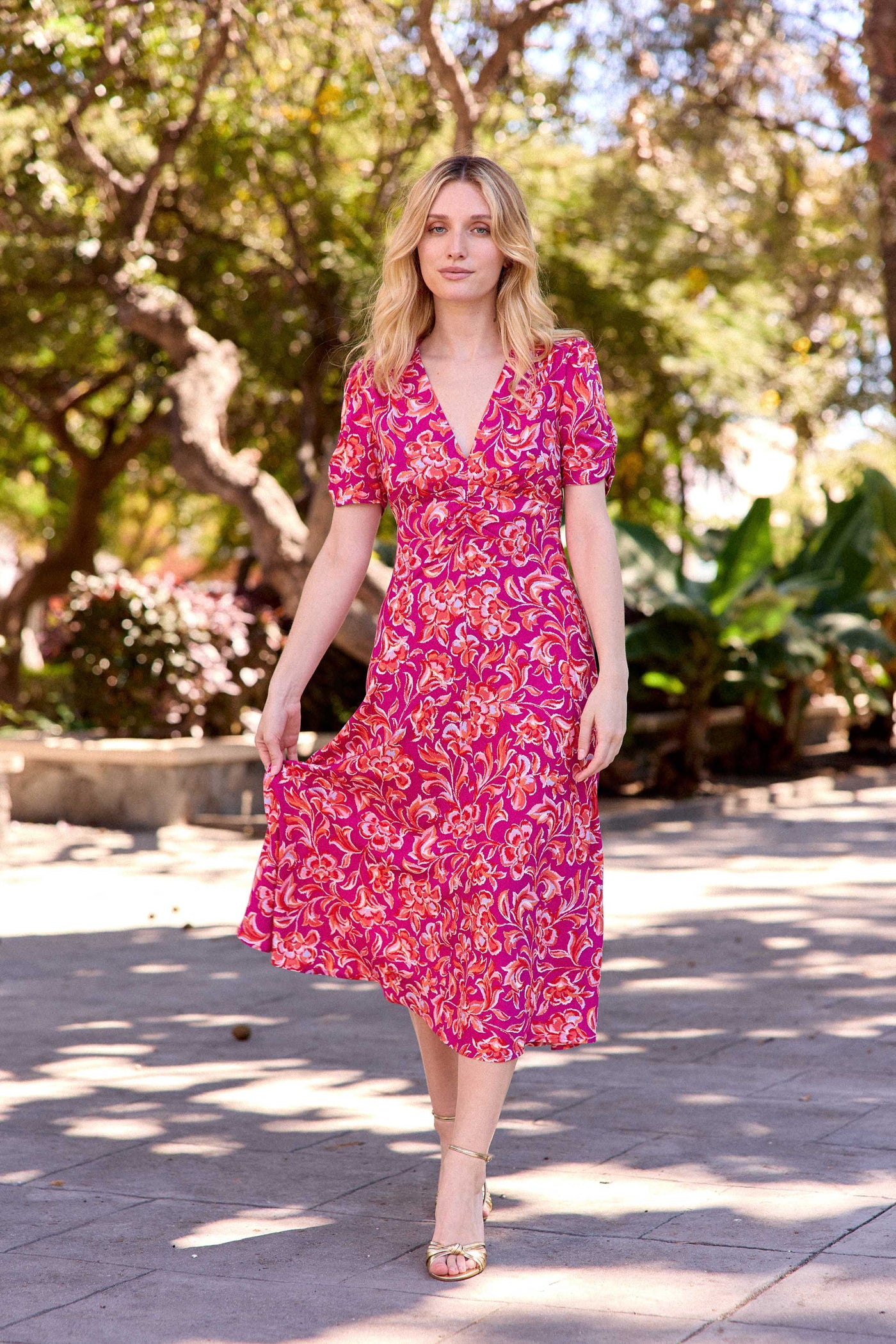 Robe midi cachemire - Rozana