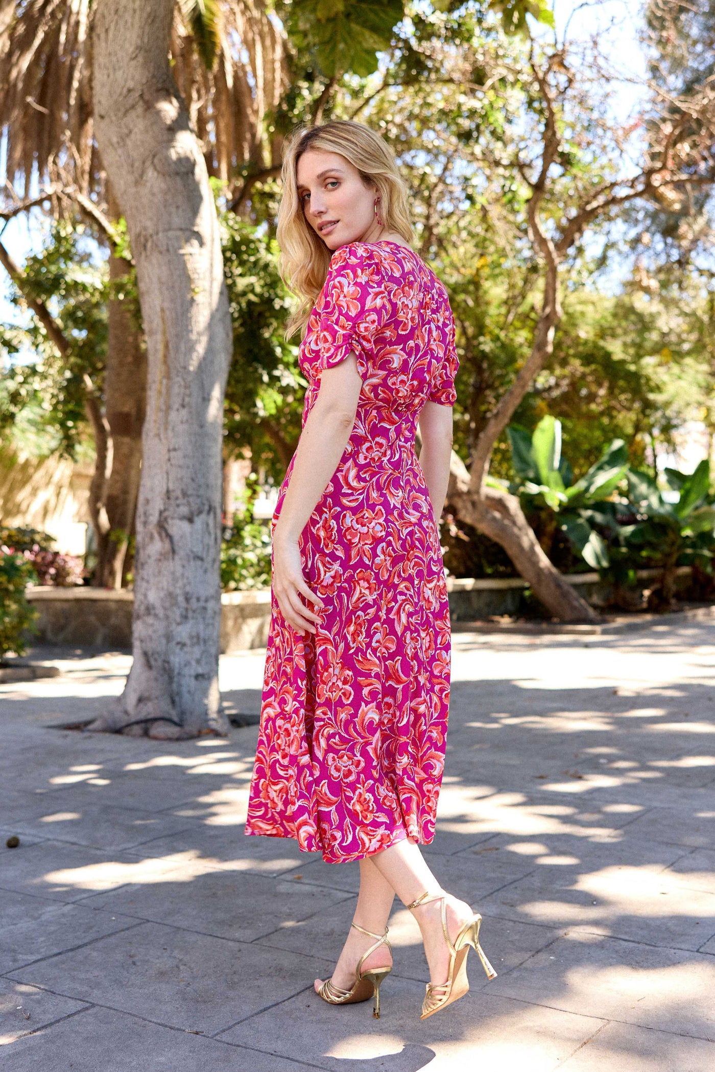 Robe midi cachemire - Rozana