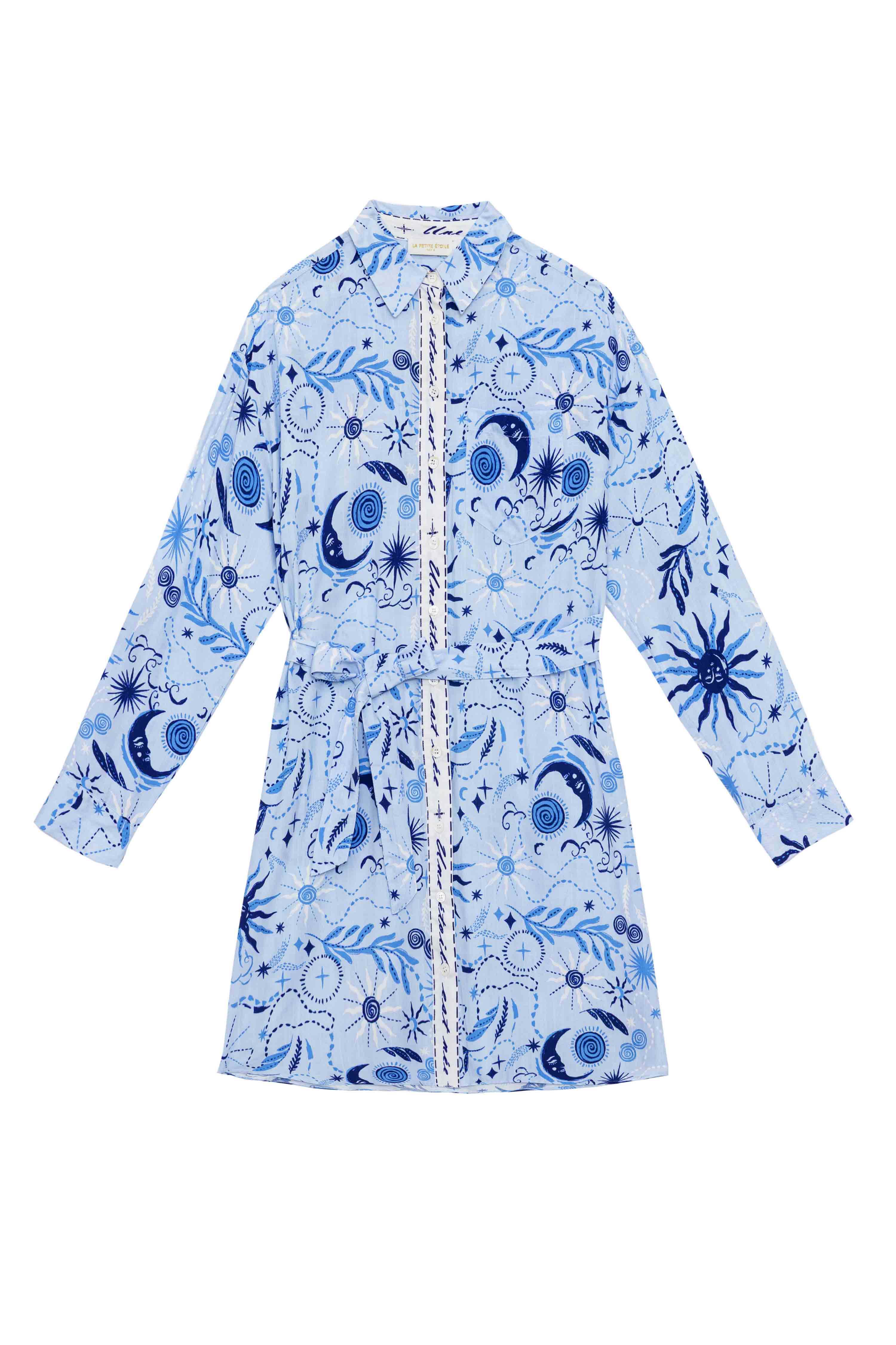 Robe chemise à imprimés - Ruan