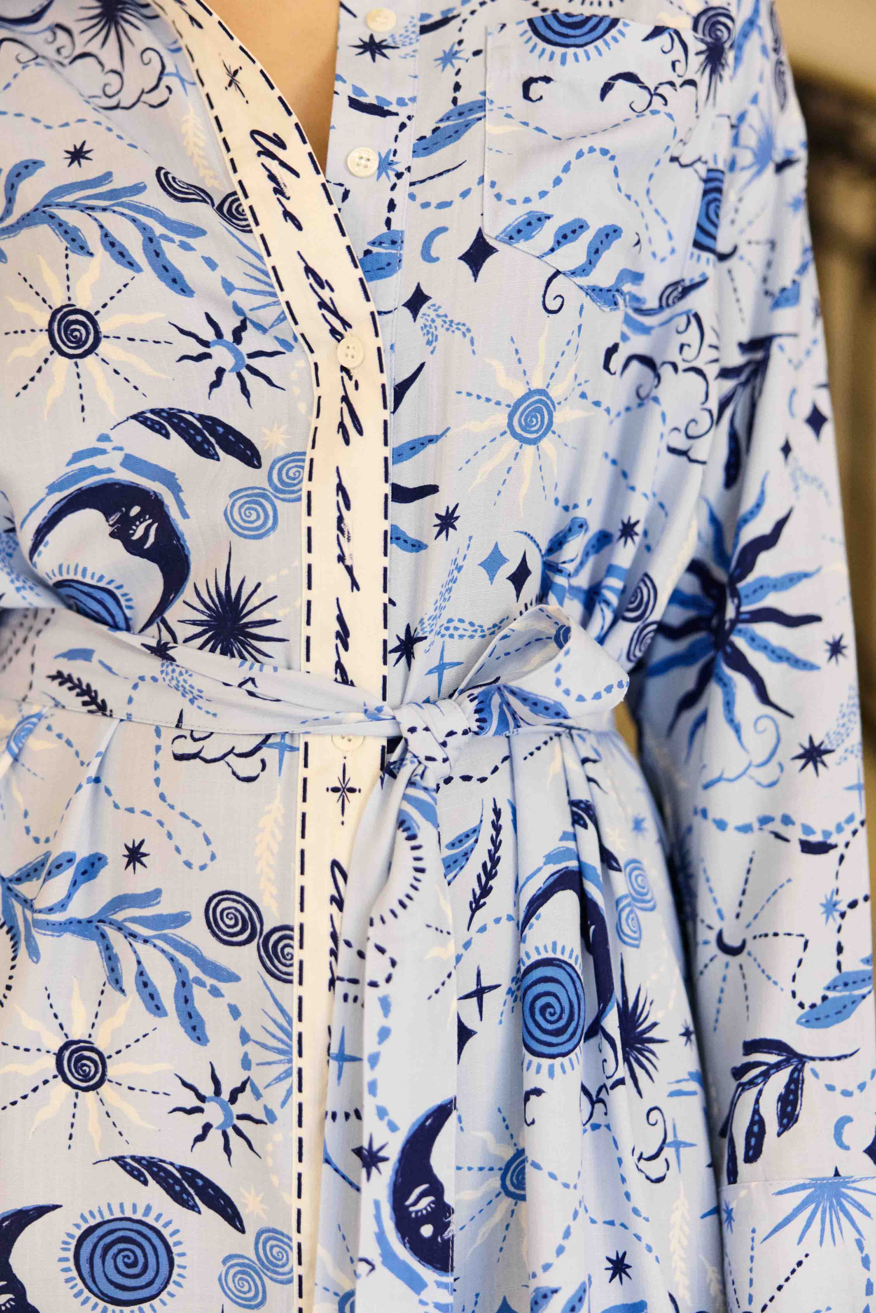 Robe chemise à imprimés - Ruan