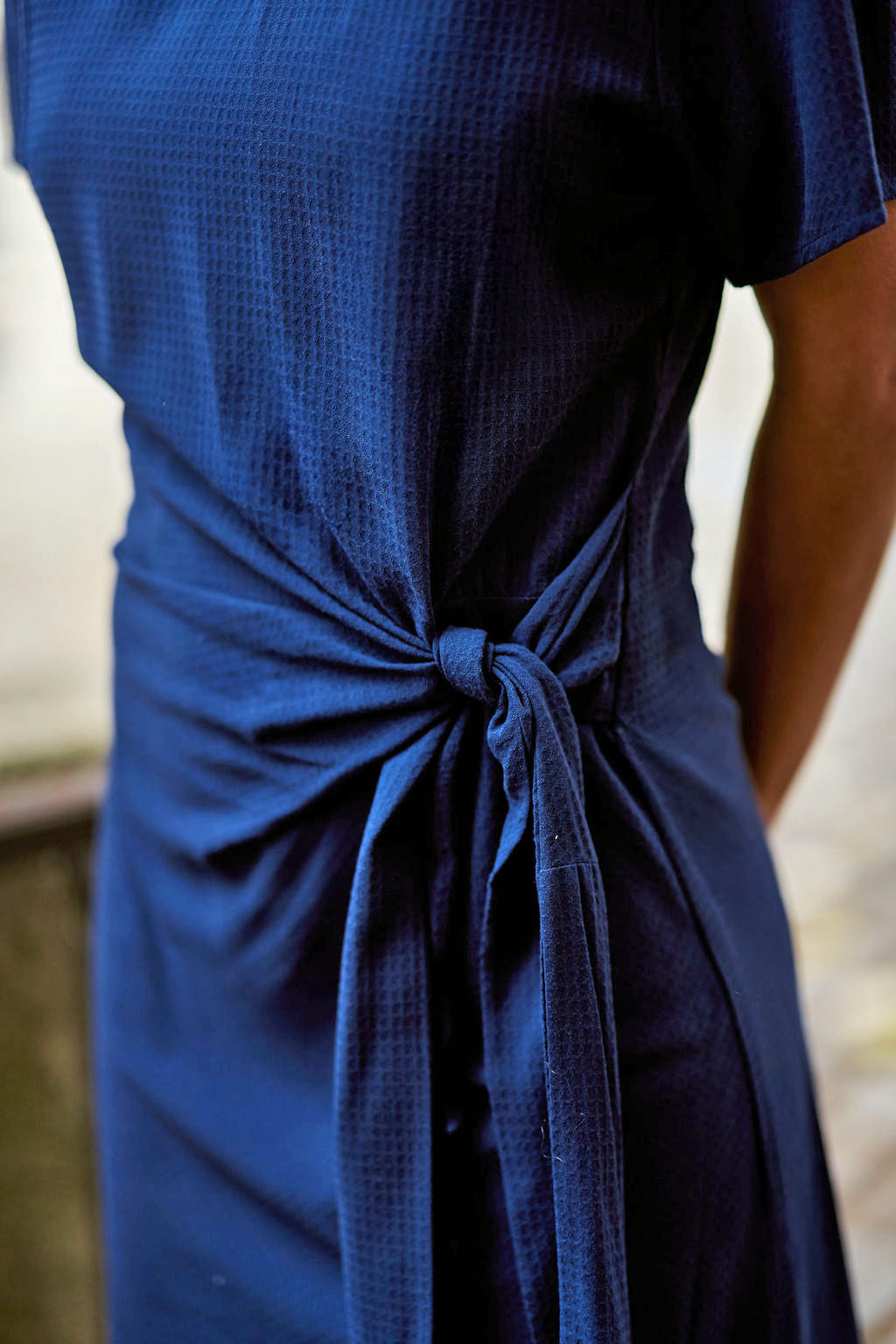 Navy straight dress - Rusla