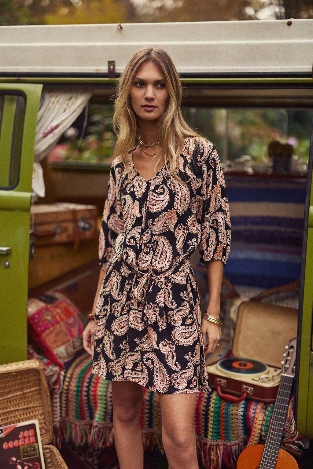 Short cashmere dress - Ruth