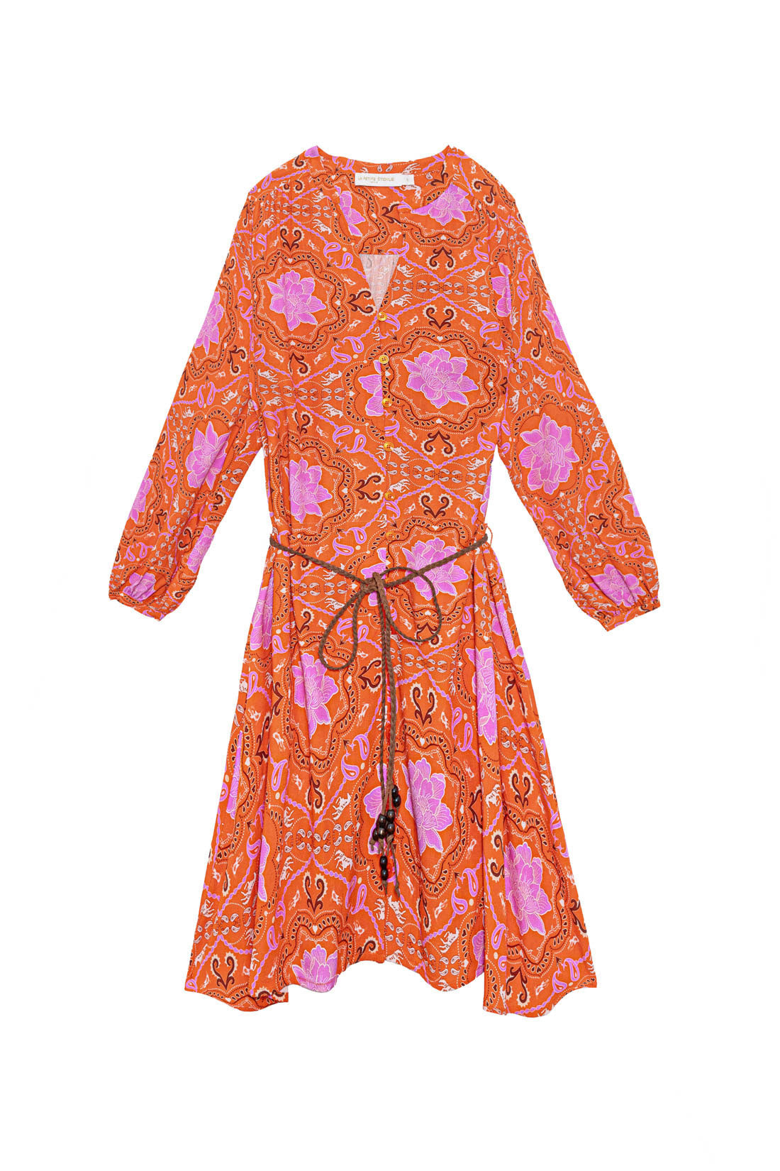 Orange flared dress - Ruy