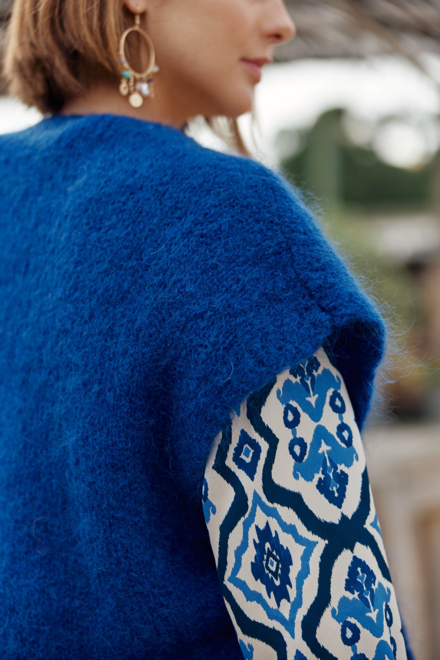 Cardigan Sade - Bleu