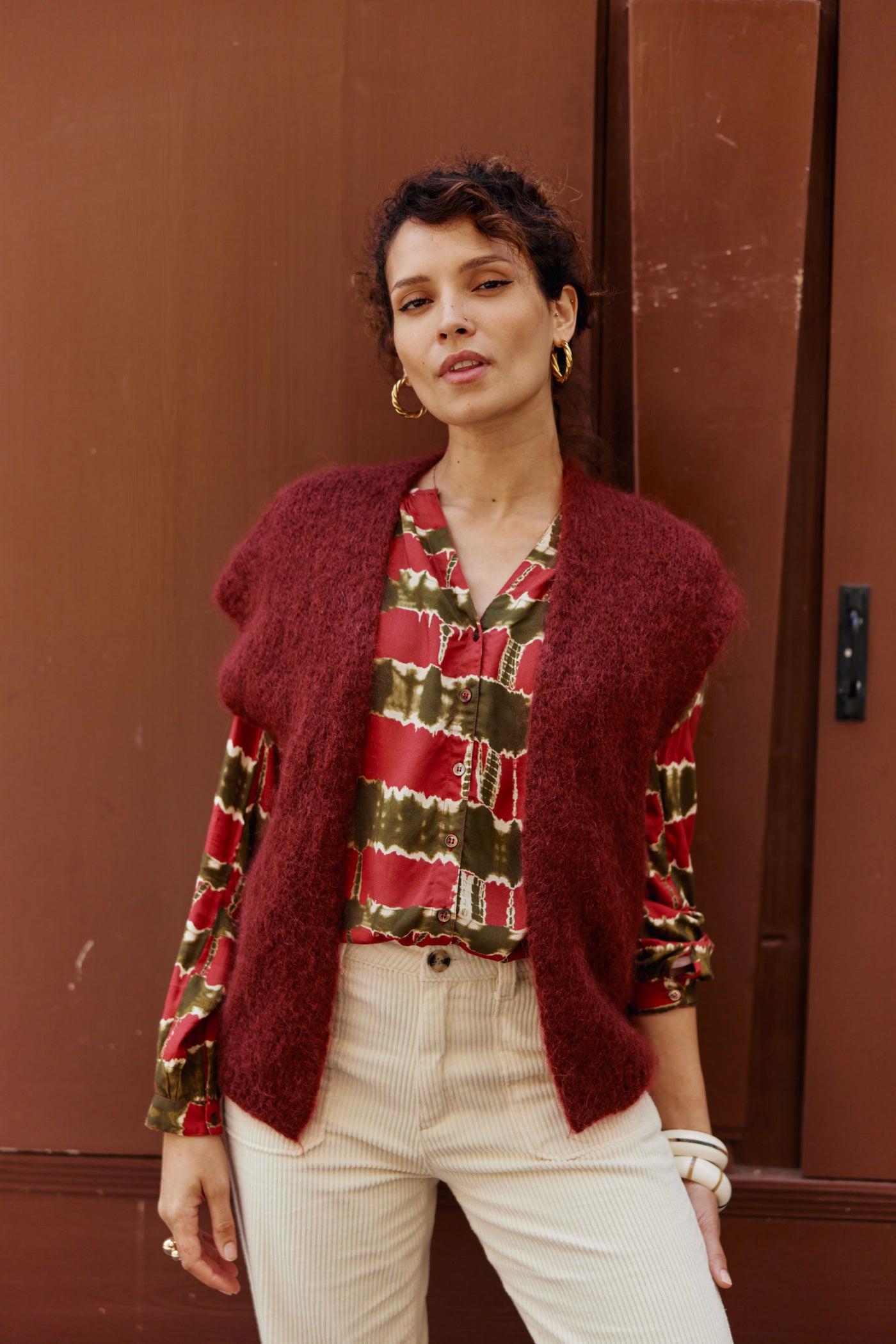 Gilet Sade - Framboise