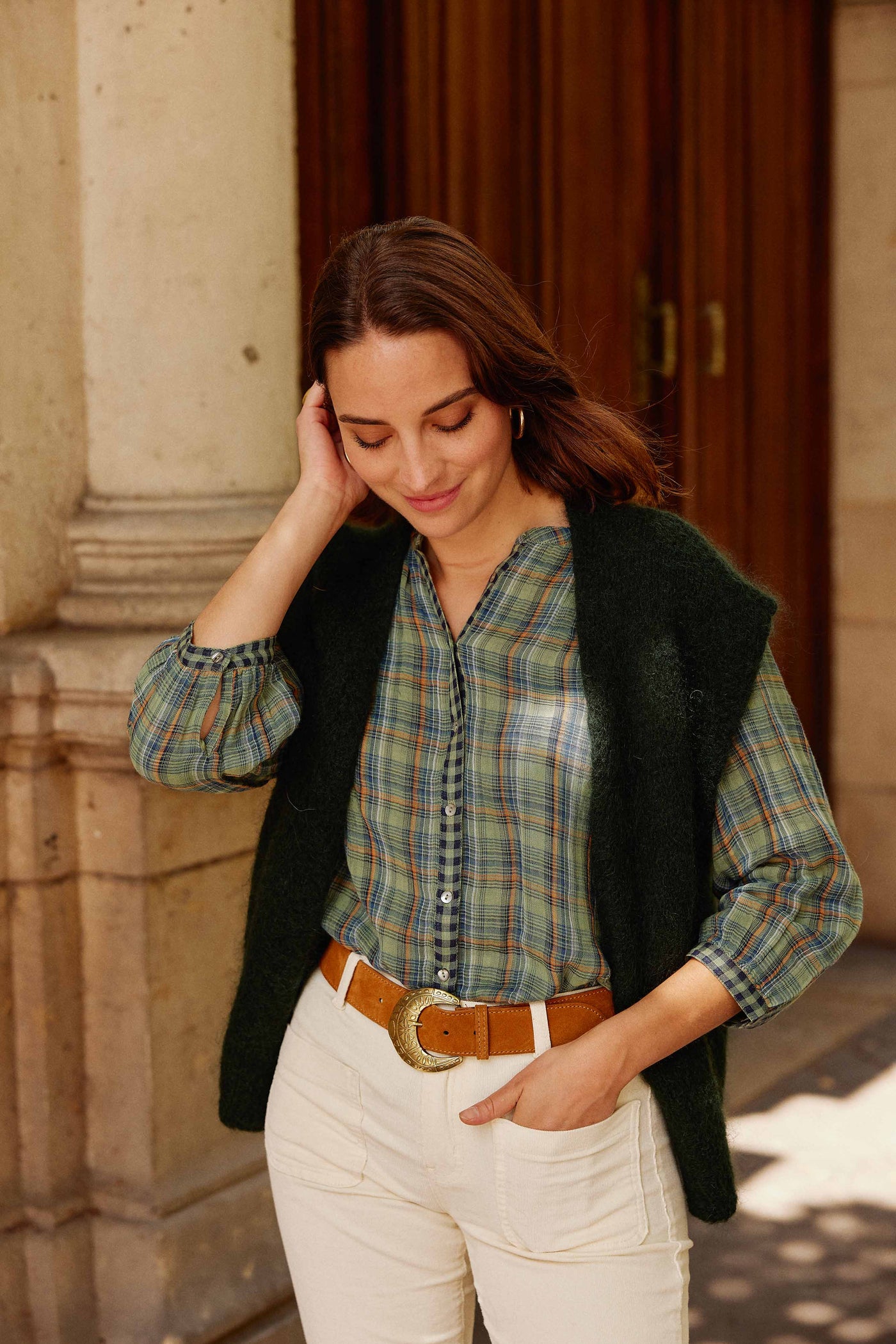 Cardigan Sade - Vert Fonce