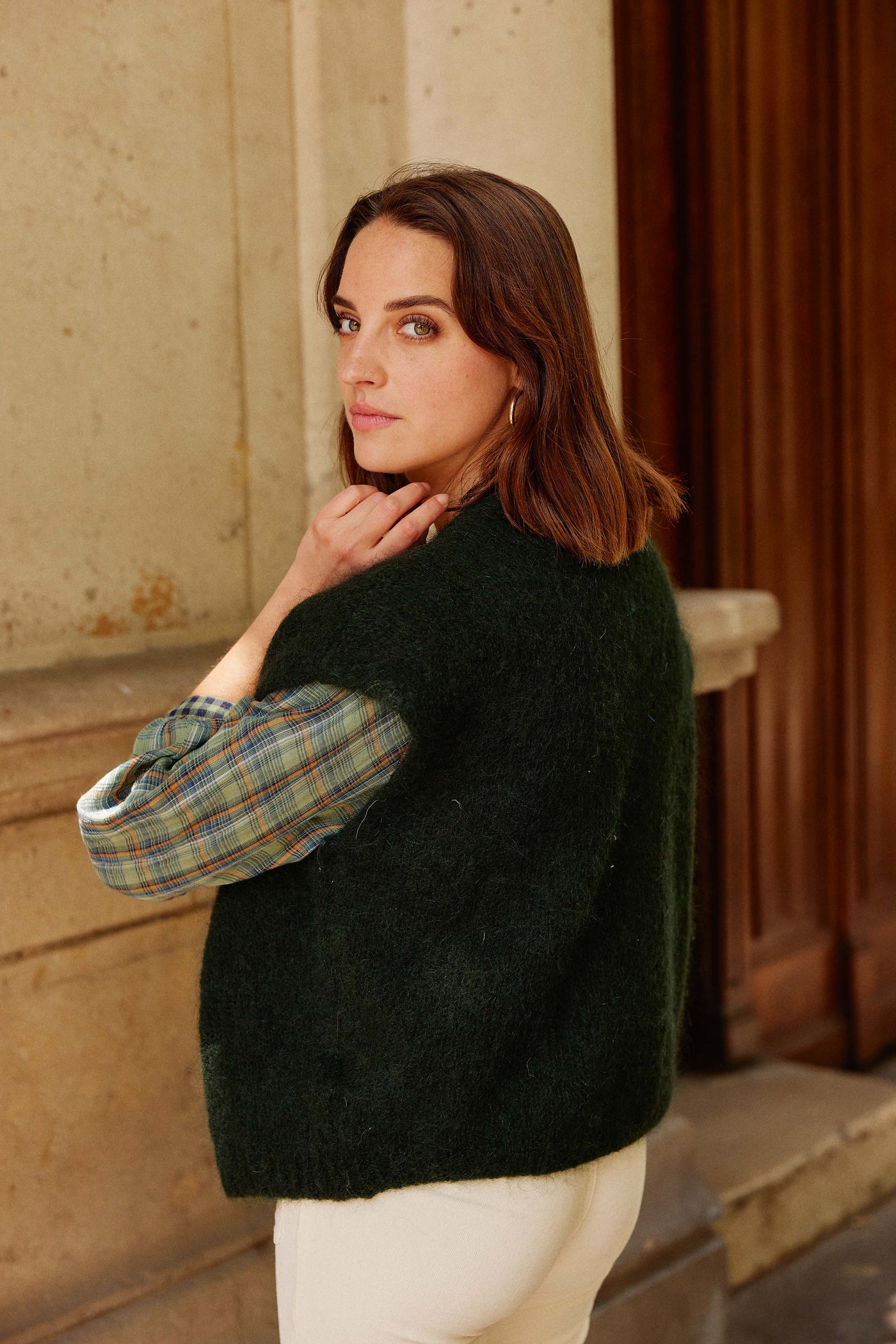 Cardigan Sade - Vert Fonce
