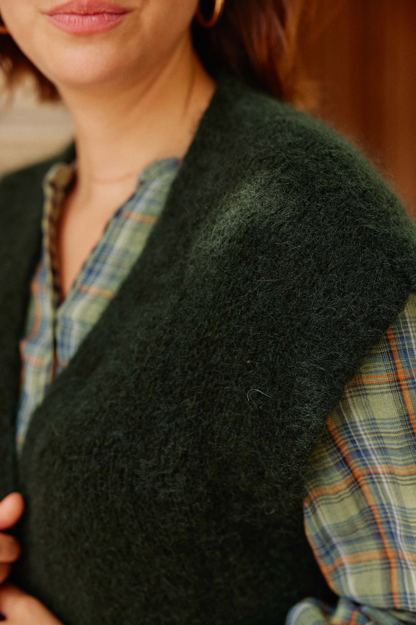 Cardigan Sade - Vert Fonce
