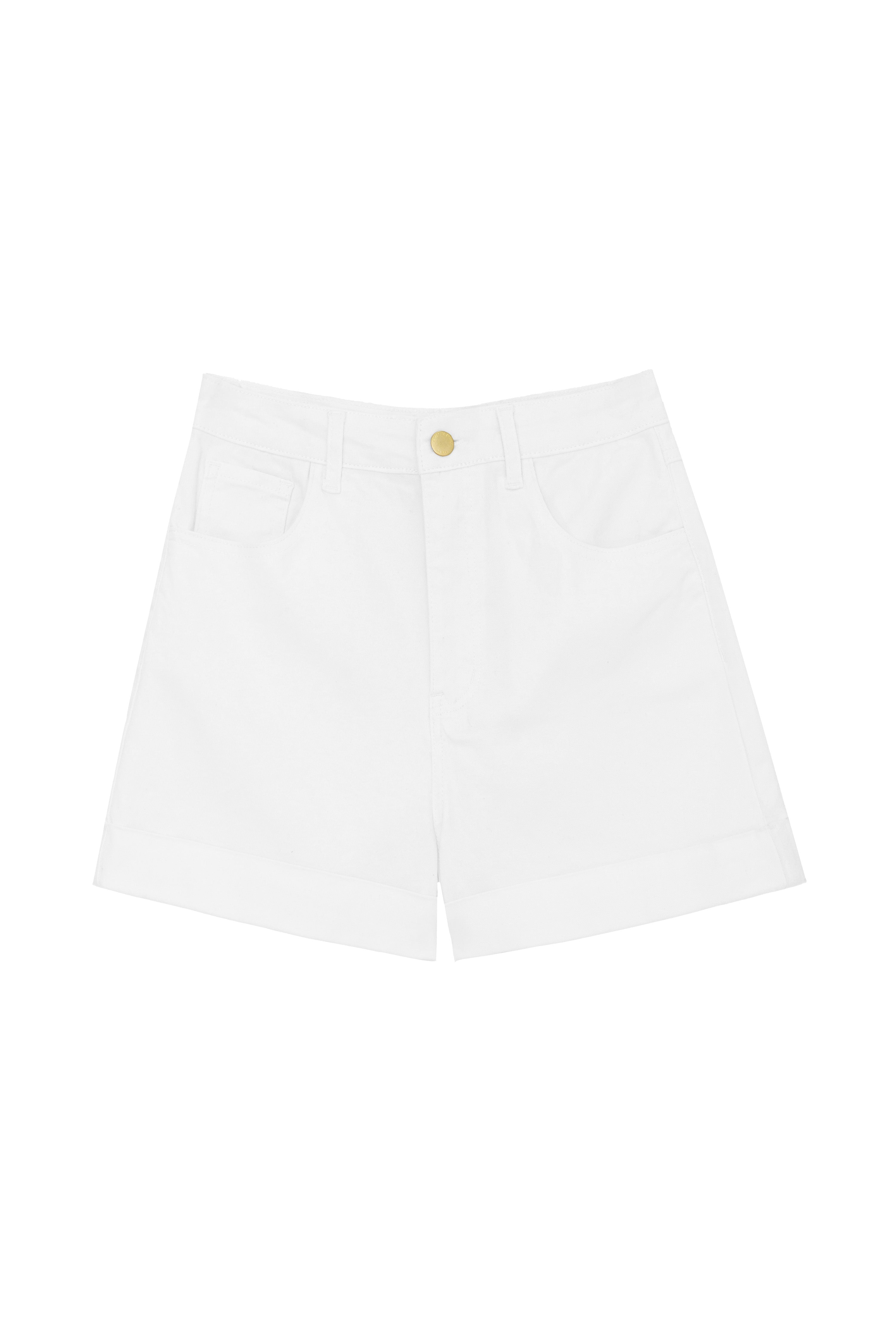Selena - Short droit taille haute