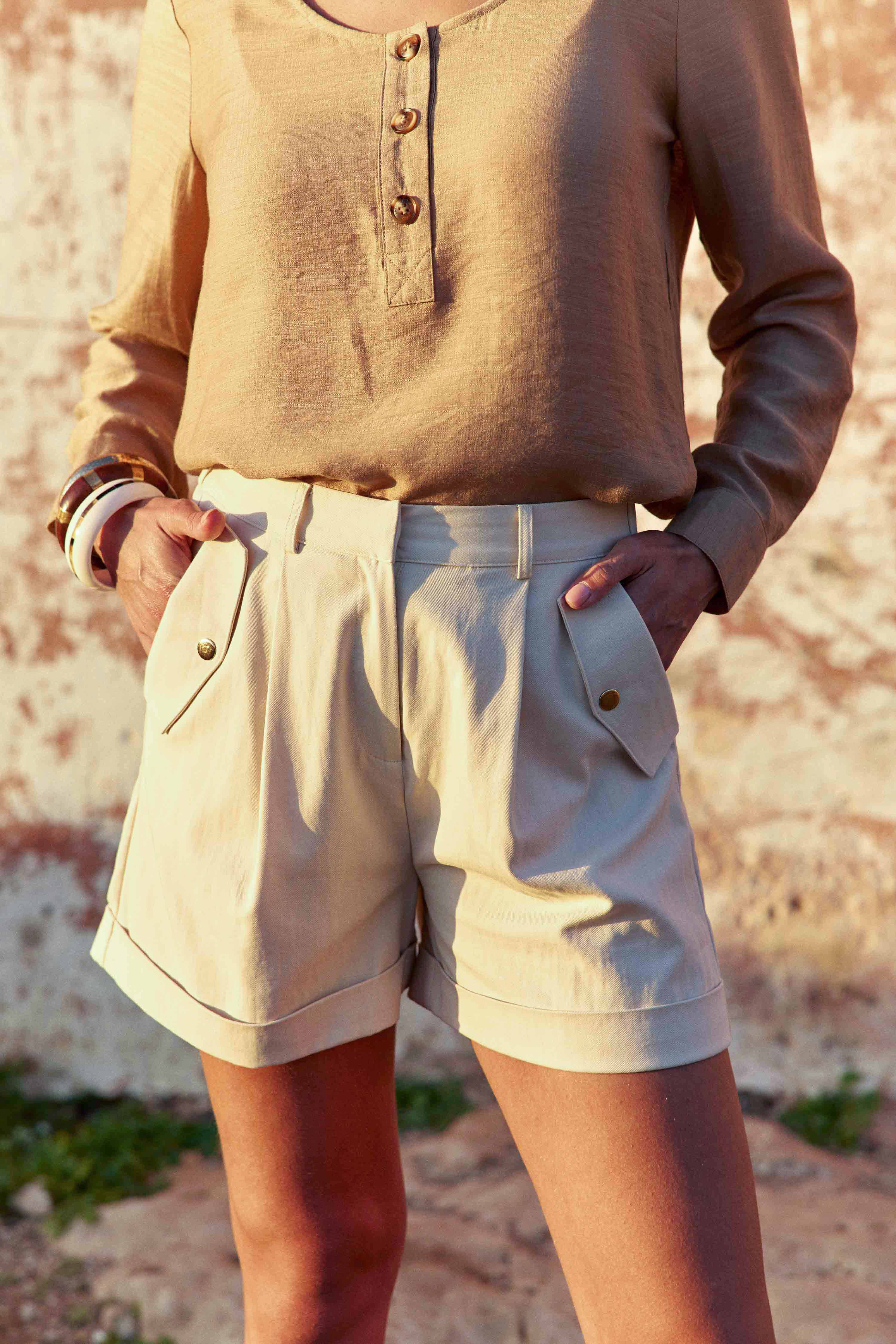 Short Sharon - Naturel