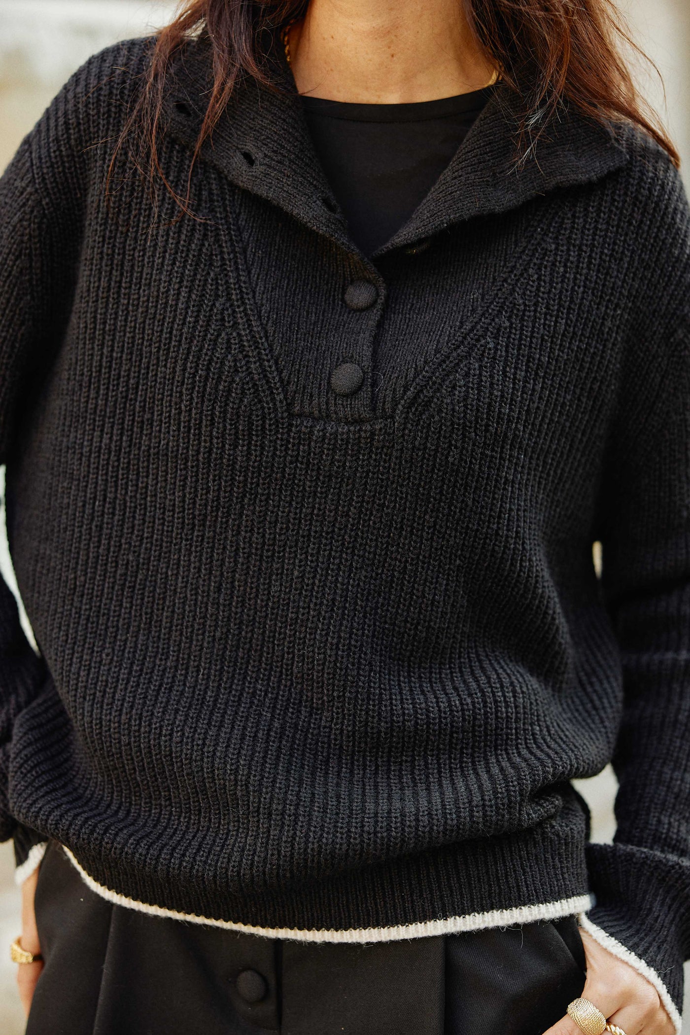 Pull ml Sierra - Noir