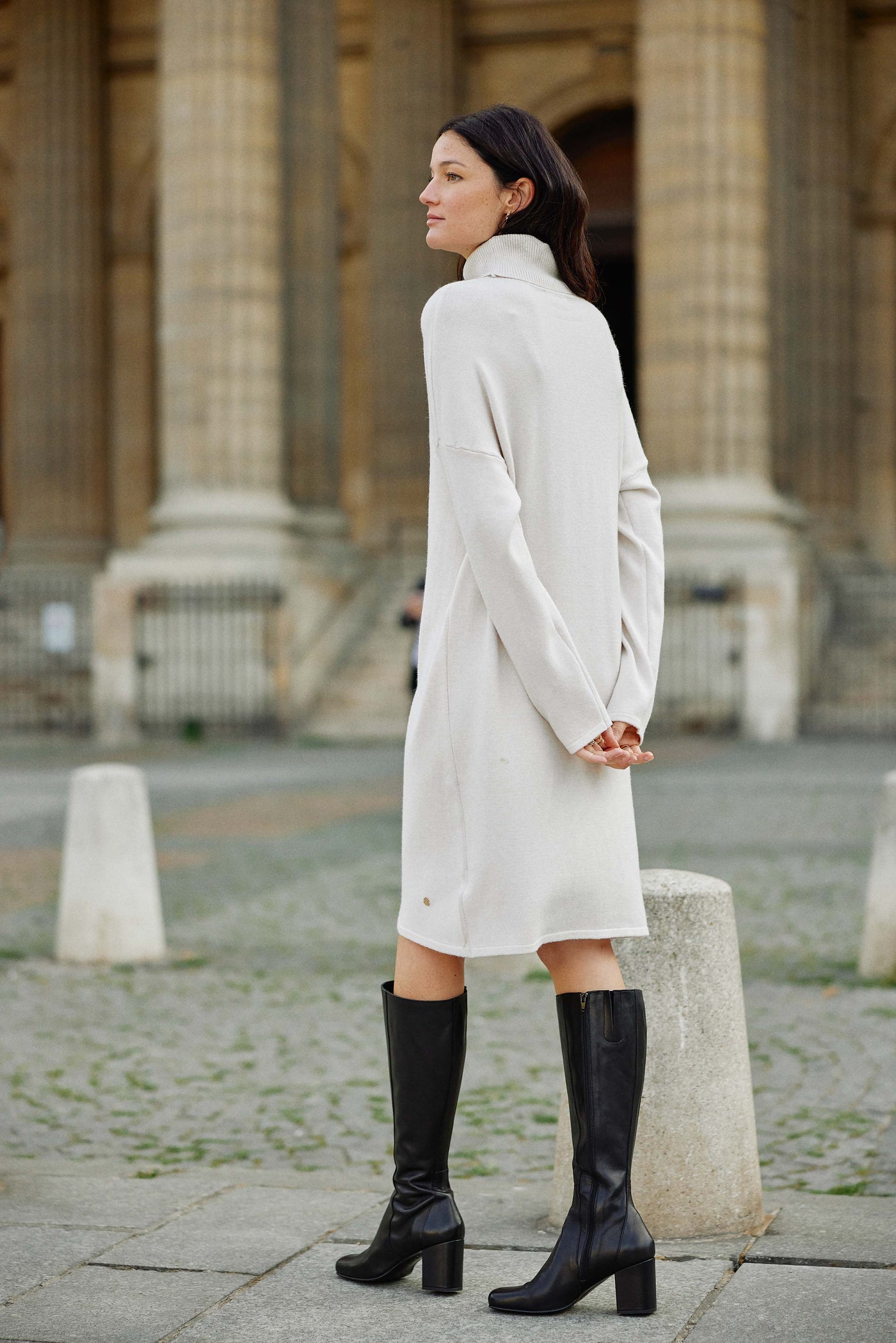 Robe pull Siria - Beige