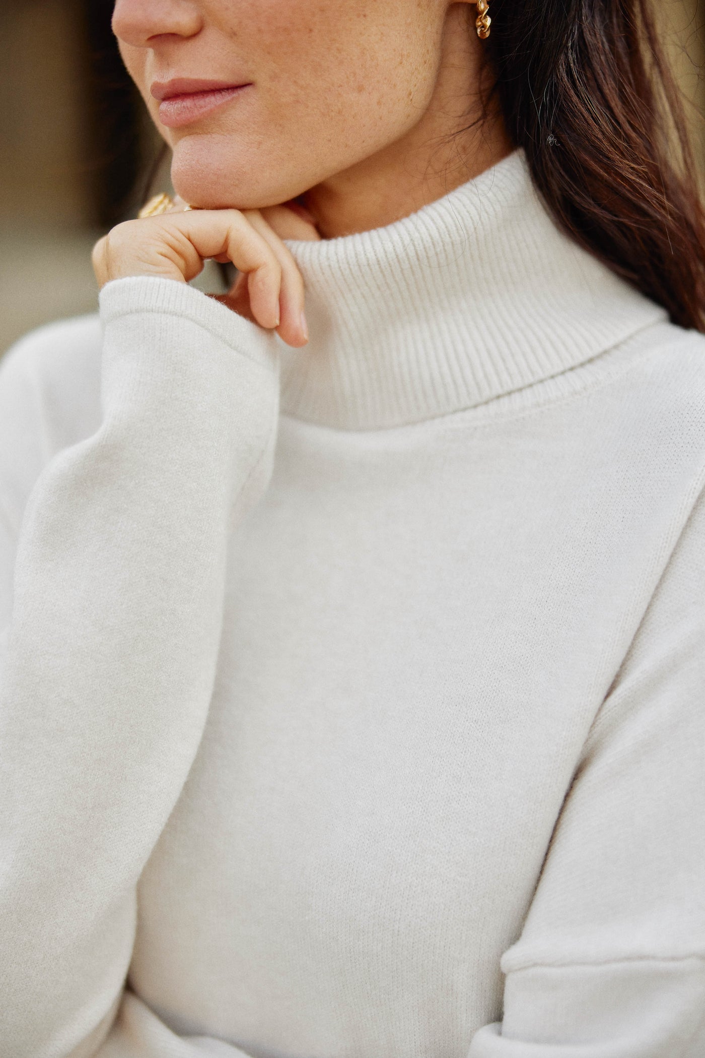 Robe pull Siria - Beige
