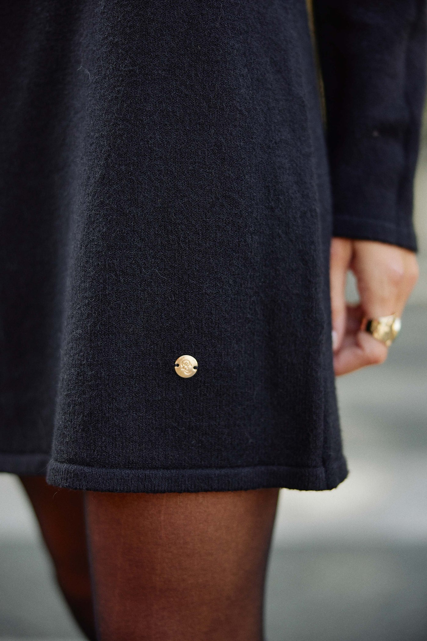 Robe pull Siria - Noir