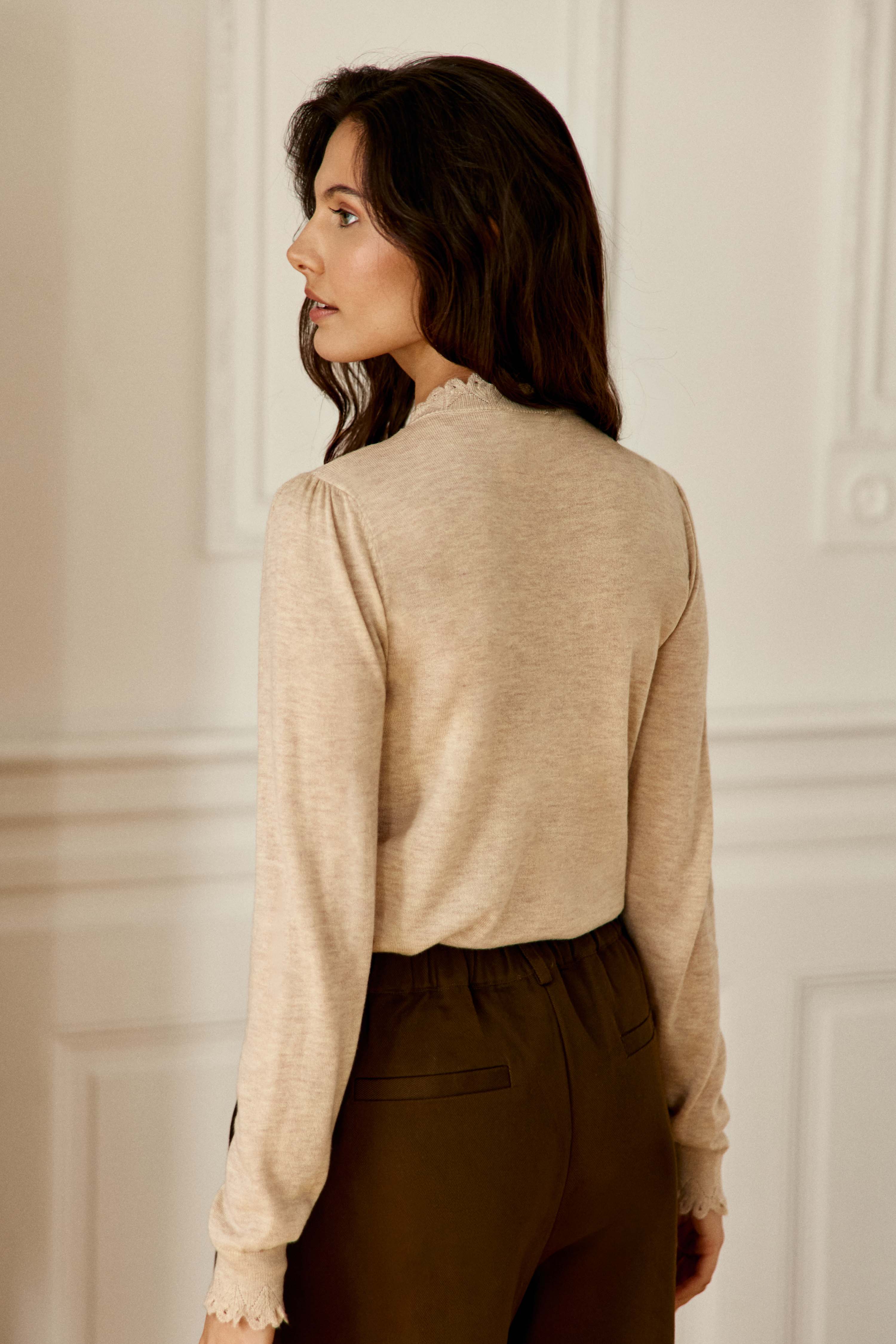Solfe - Pull coupe droite