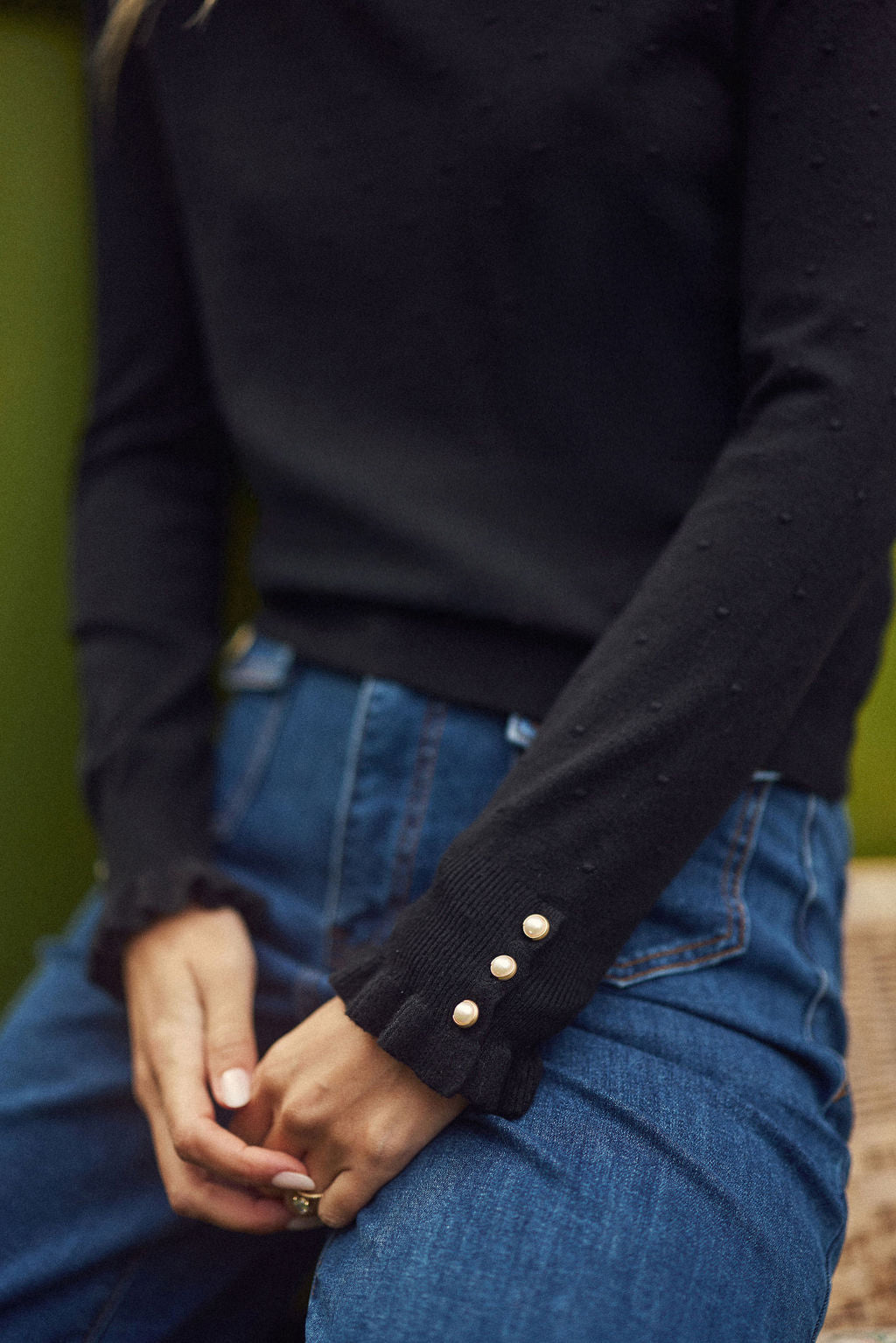Pull col montant noir - Solferinos