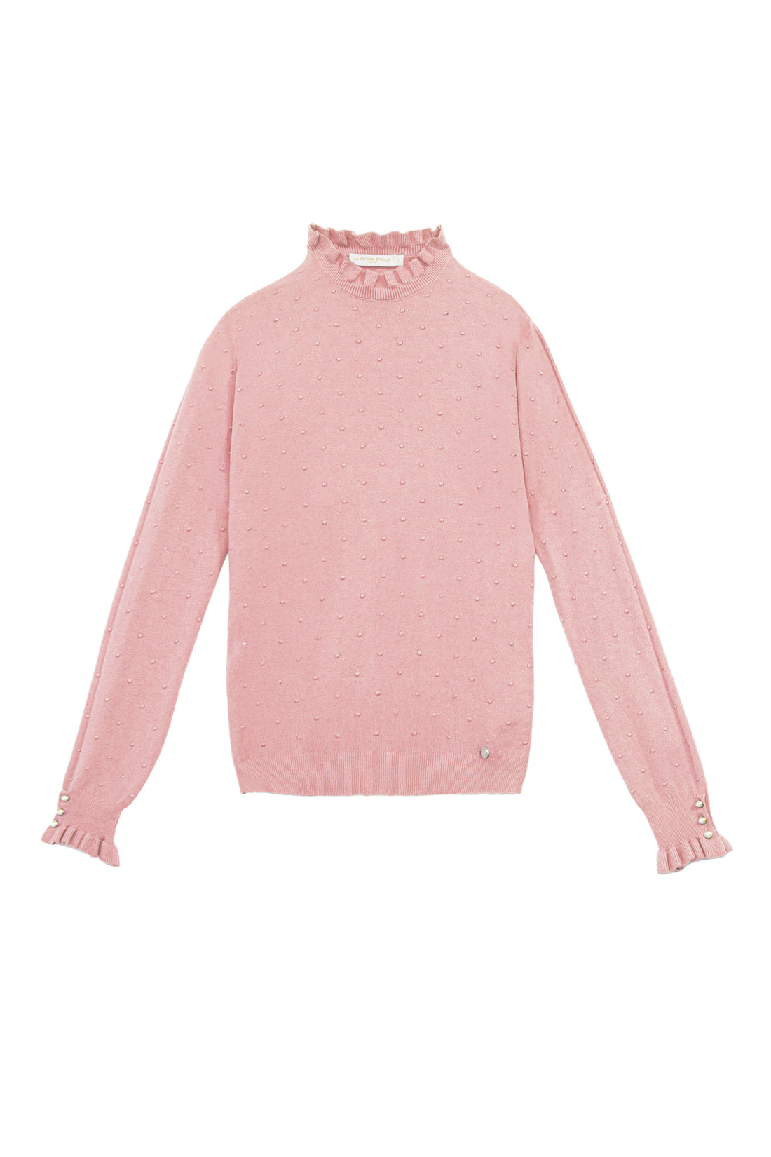 Old pink high neck sweater - Solferinos