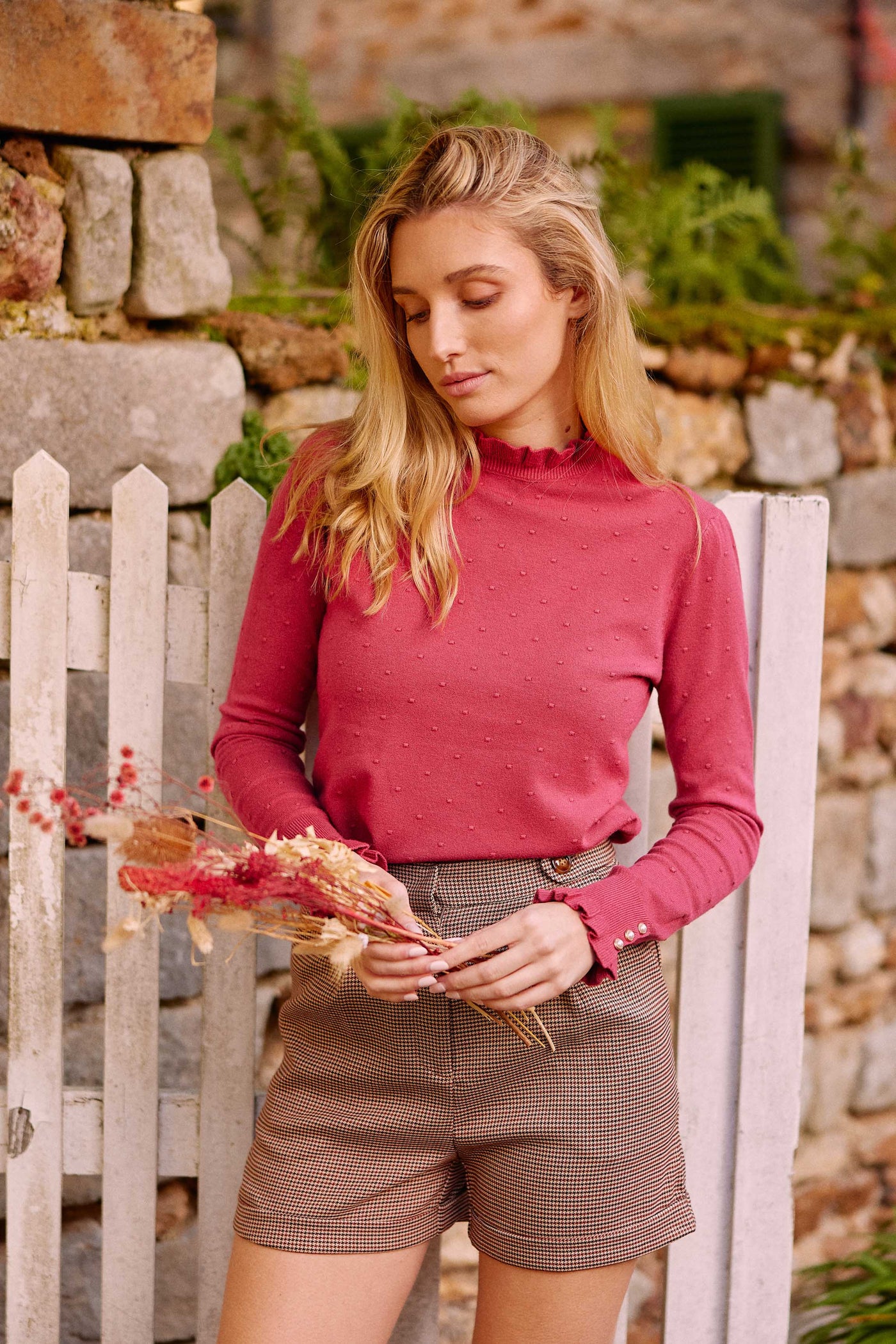 Pull Solferinos - Framboise