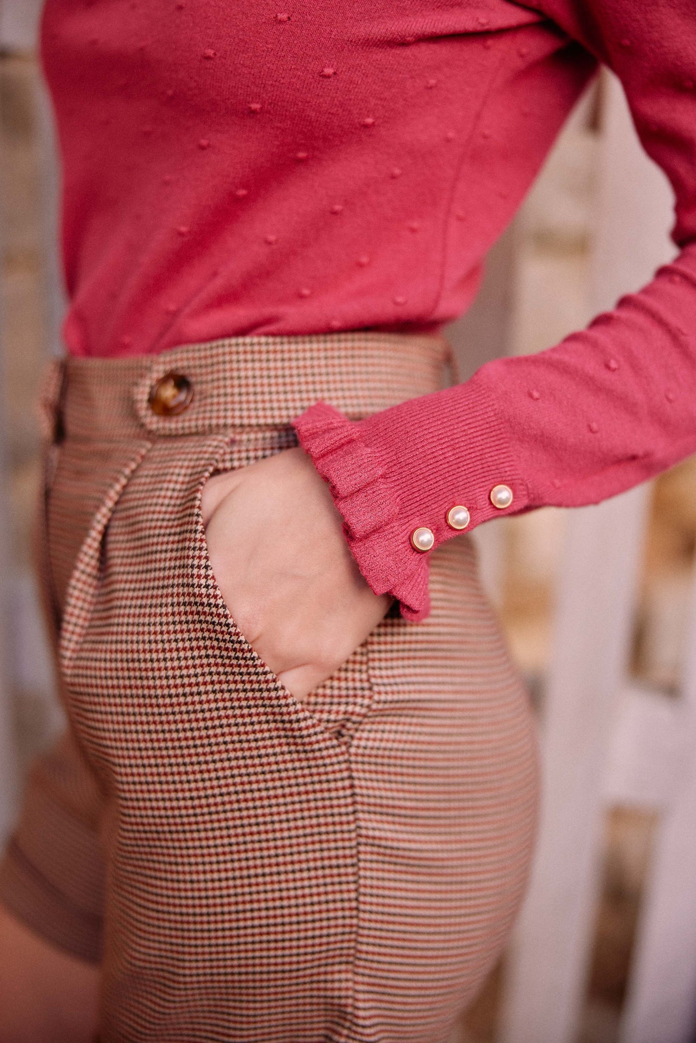 Pull Solferinos - Framboise