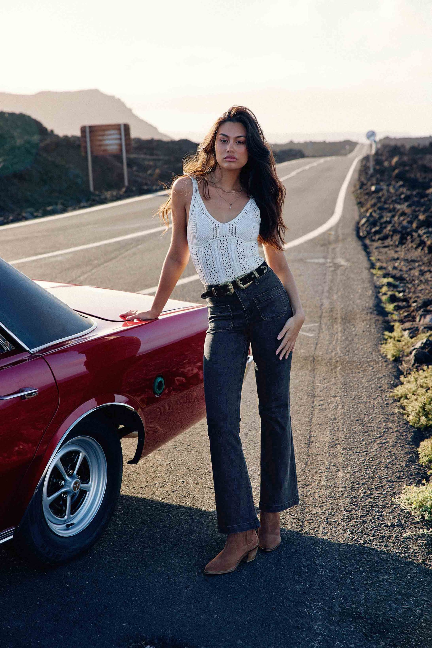 Grey flare jeans - Sonny