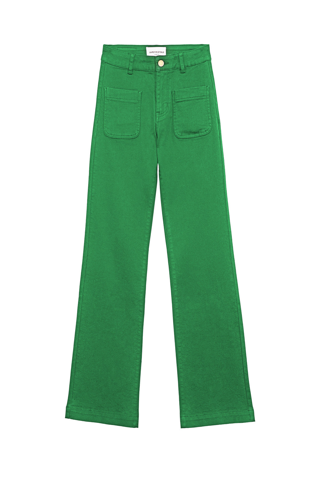 Green flared jeans - Sonny