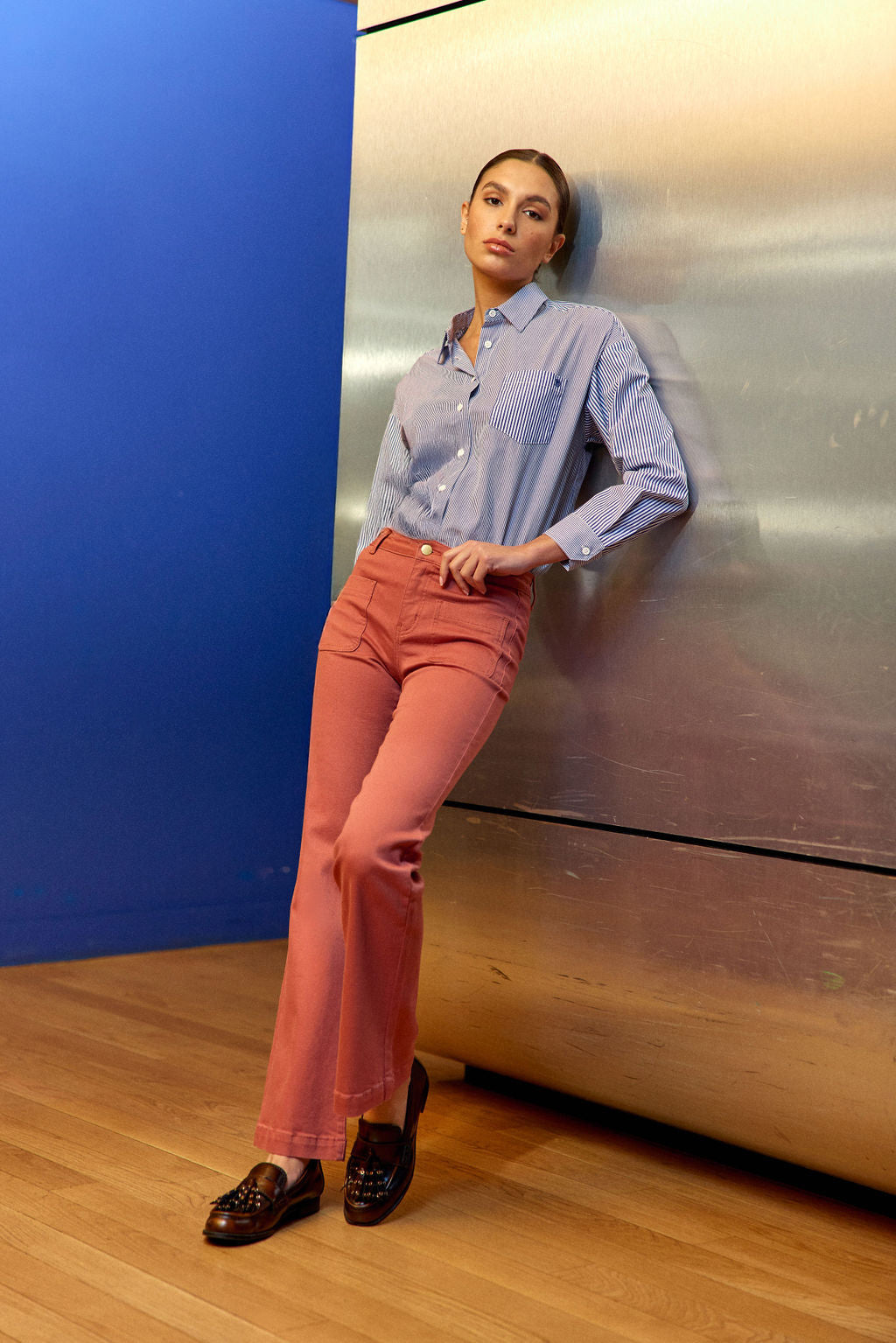 Old pink flare jeans - Sonny