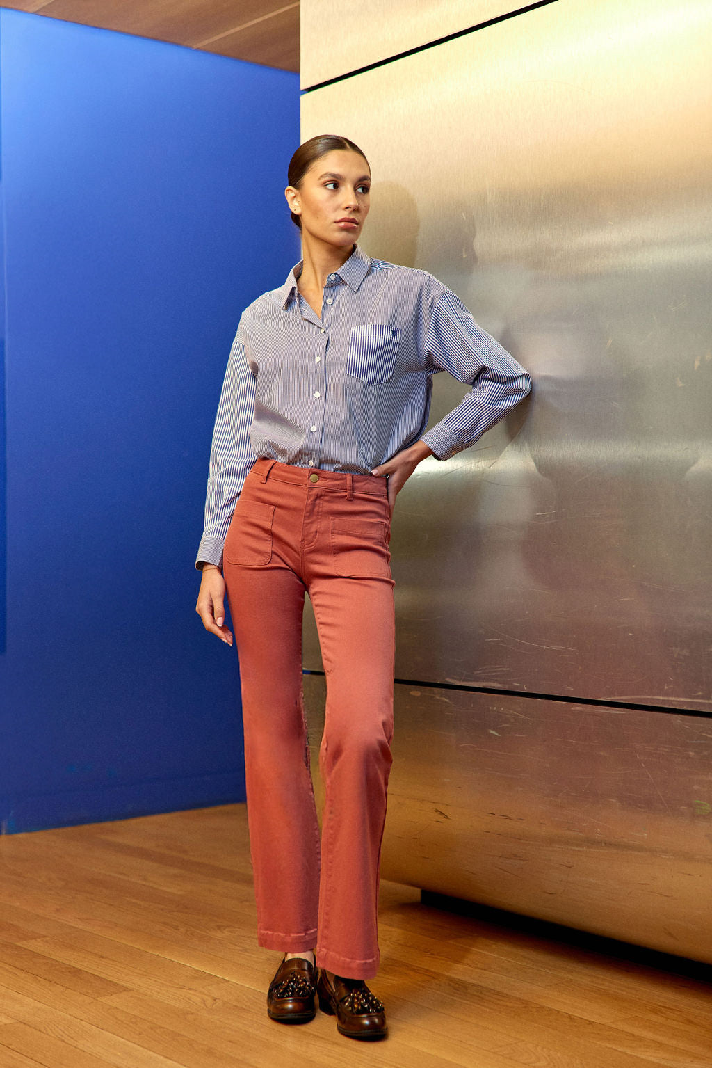 Old pink flare jeans - Sonny