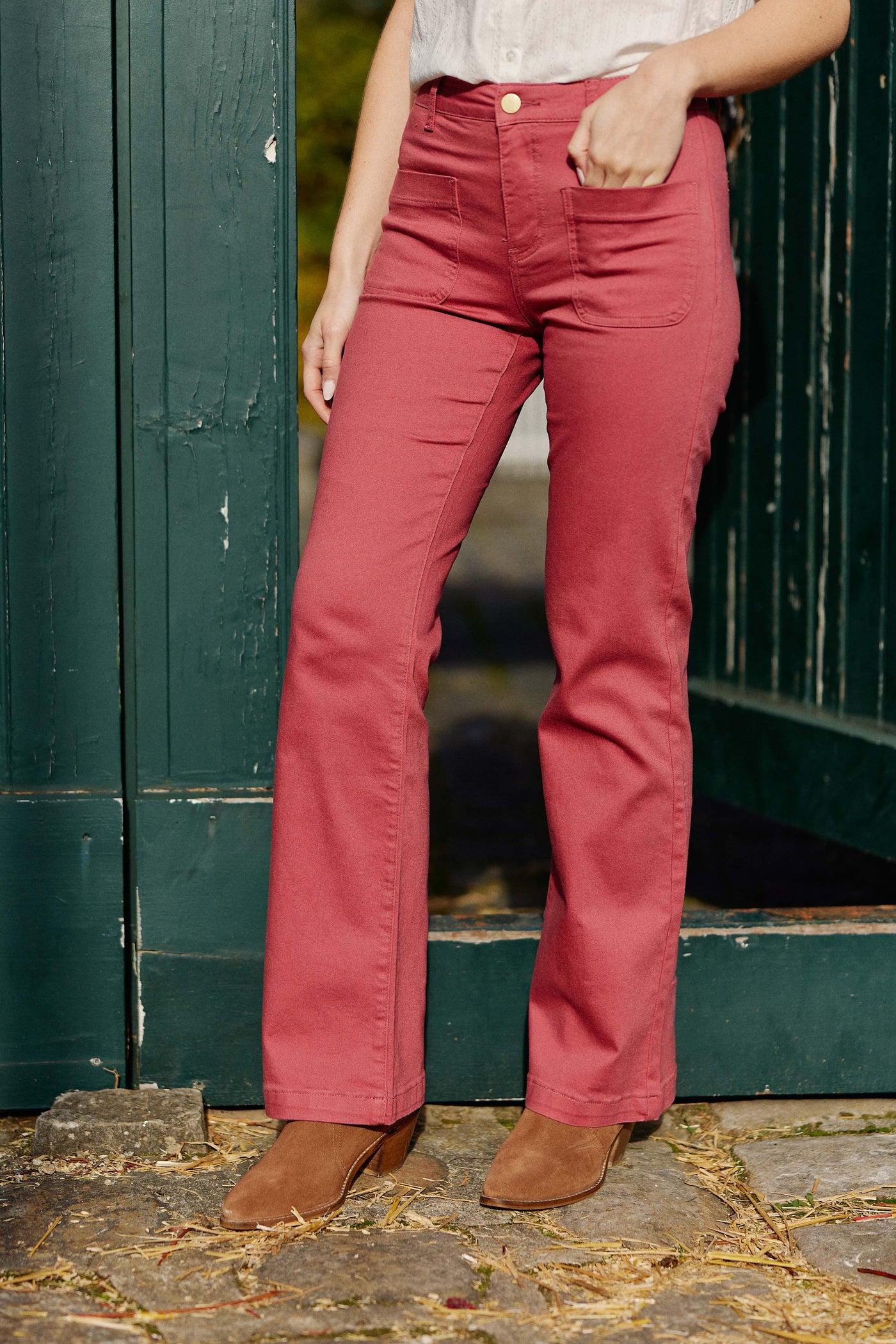 Pantalon Sonny T - Fraise