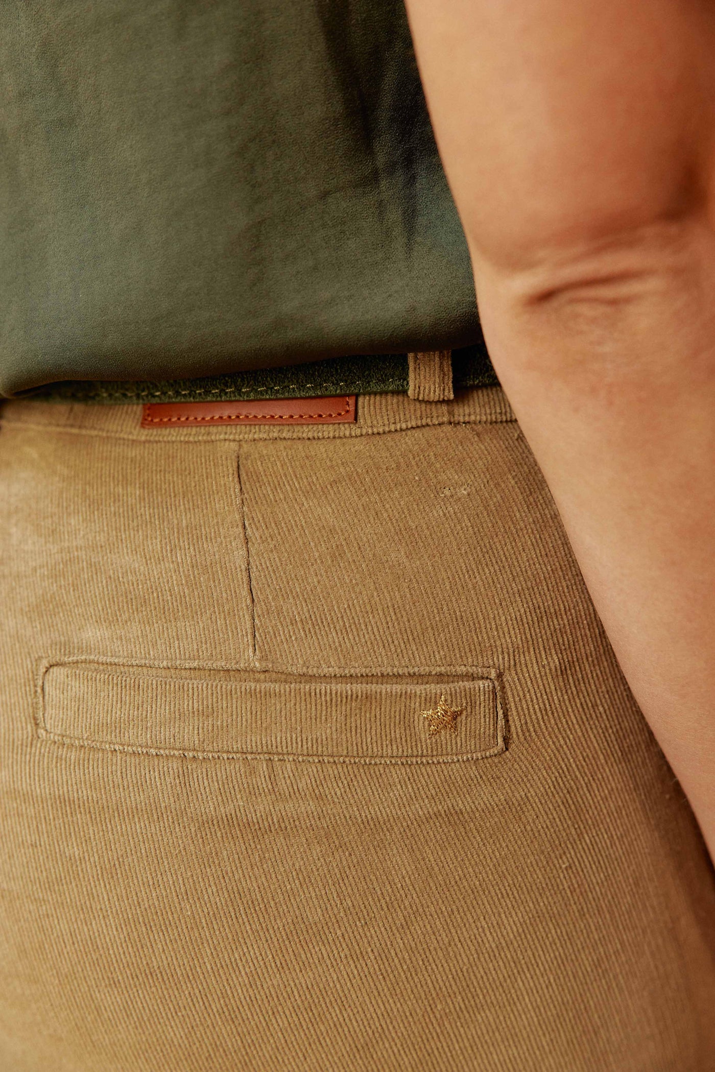 Pantalon Sonny Velours - Beige