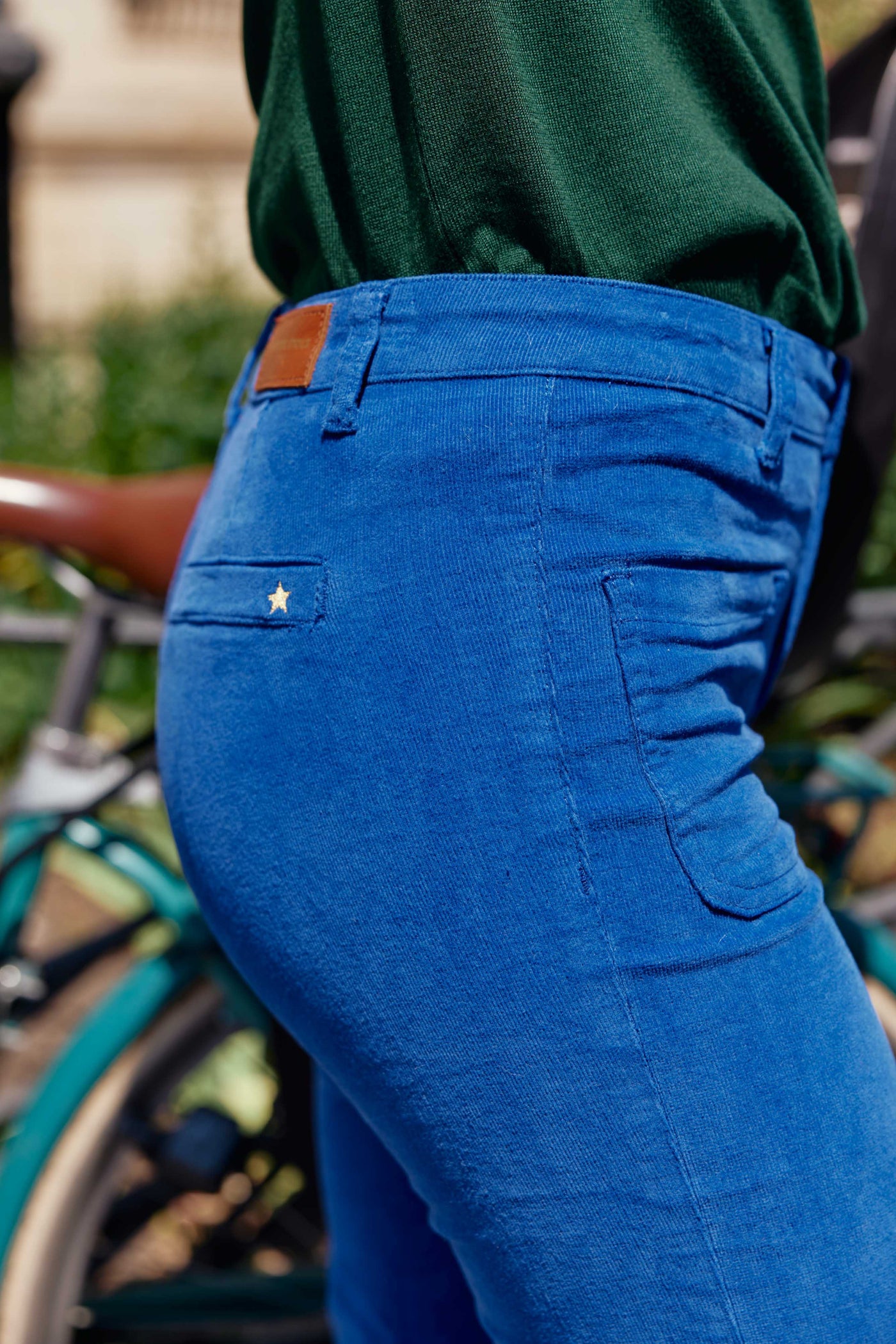 Pants Sonny Velours - Bleu