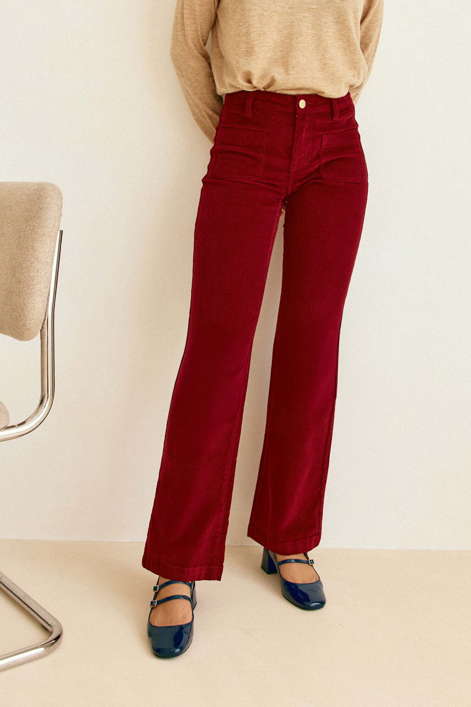 Pantalon Sonny - Bordeaux