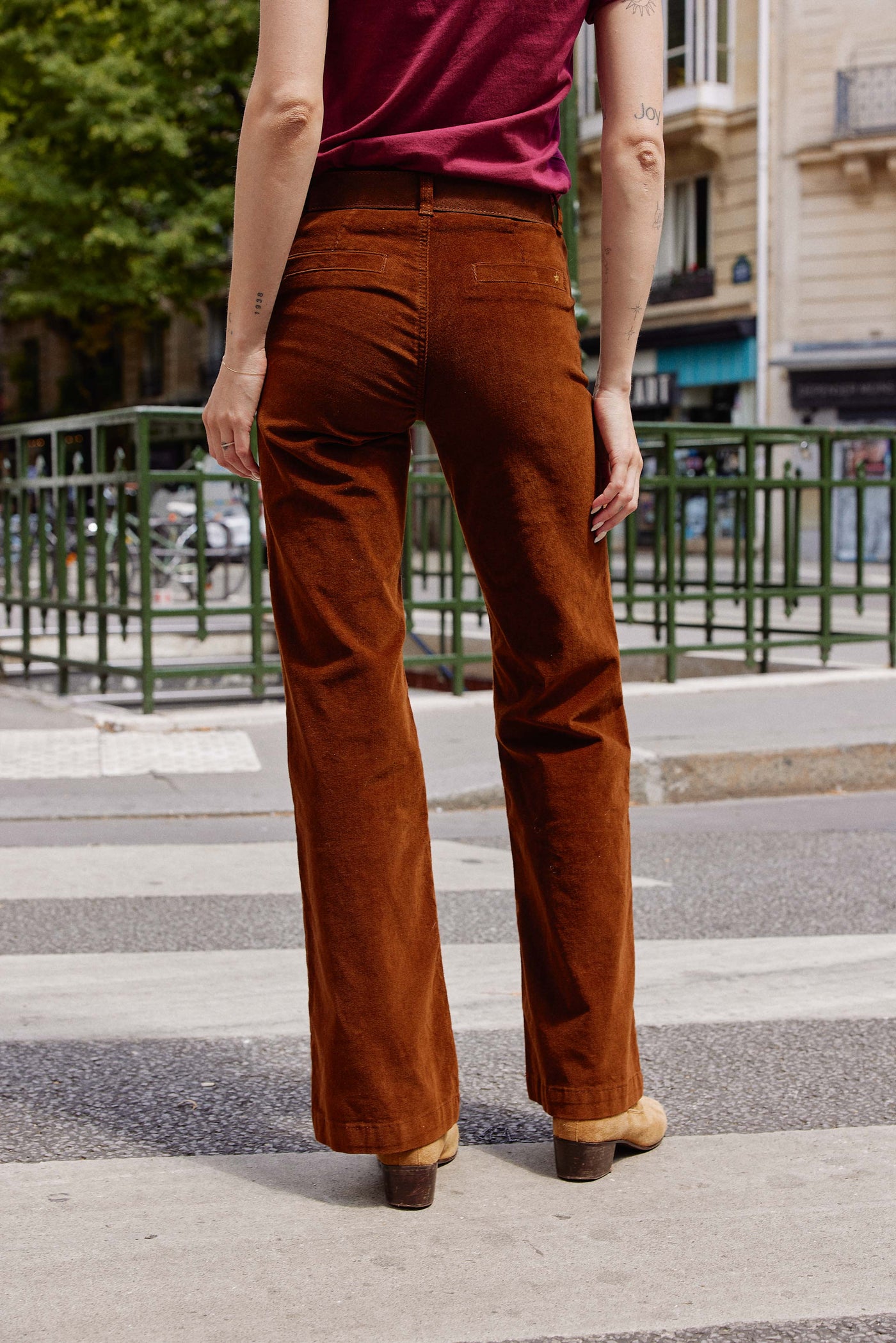 Pantalon Sonny Velours - Marron