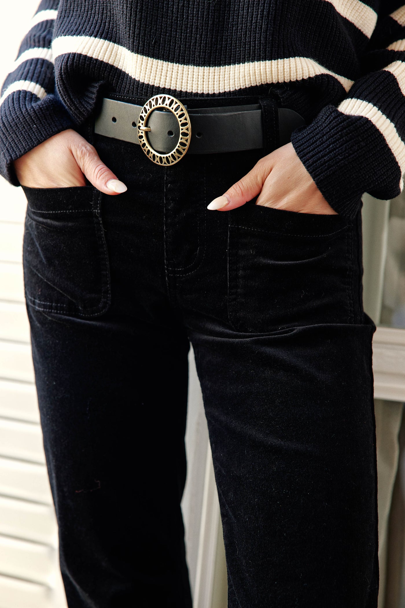 Pants Sonny Velours - Noir