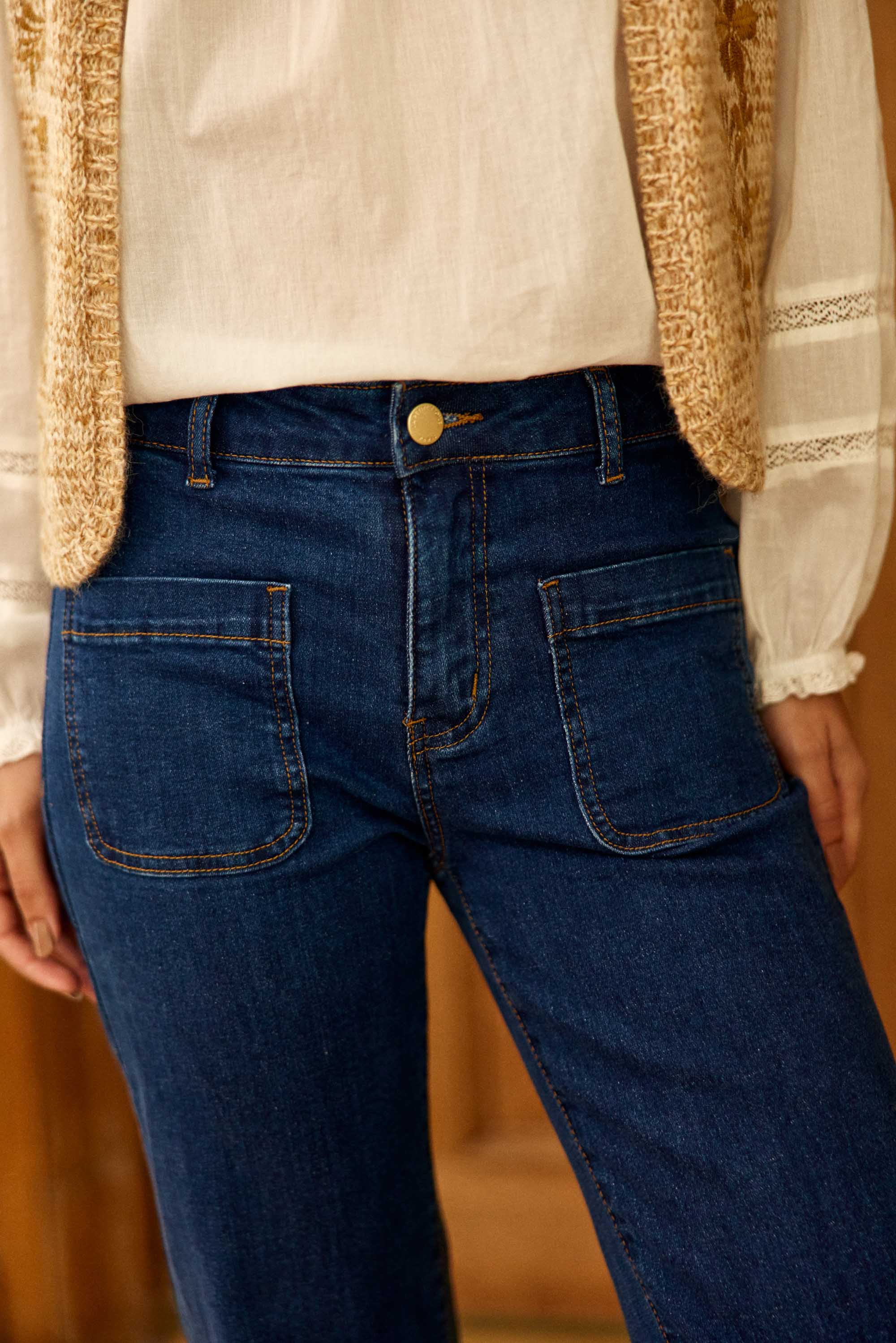 Washed flare jeans - Sonny