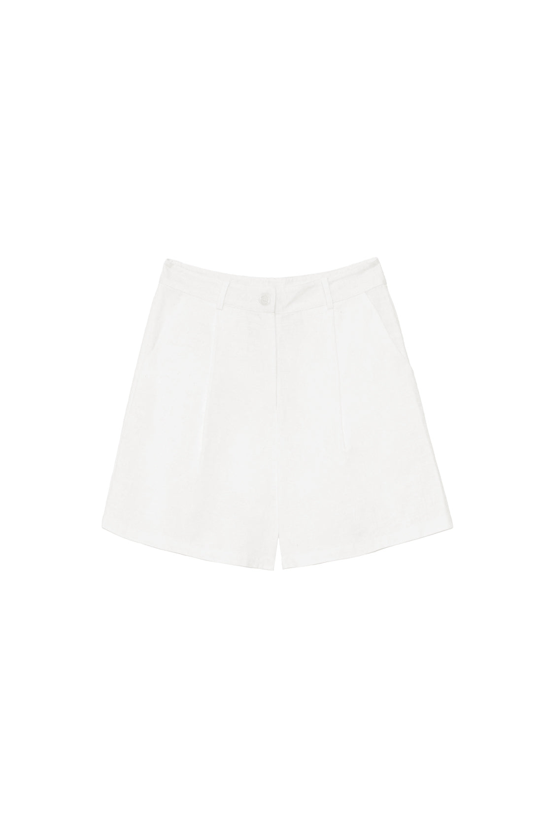 Short taille haute écru - Soya
