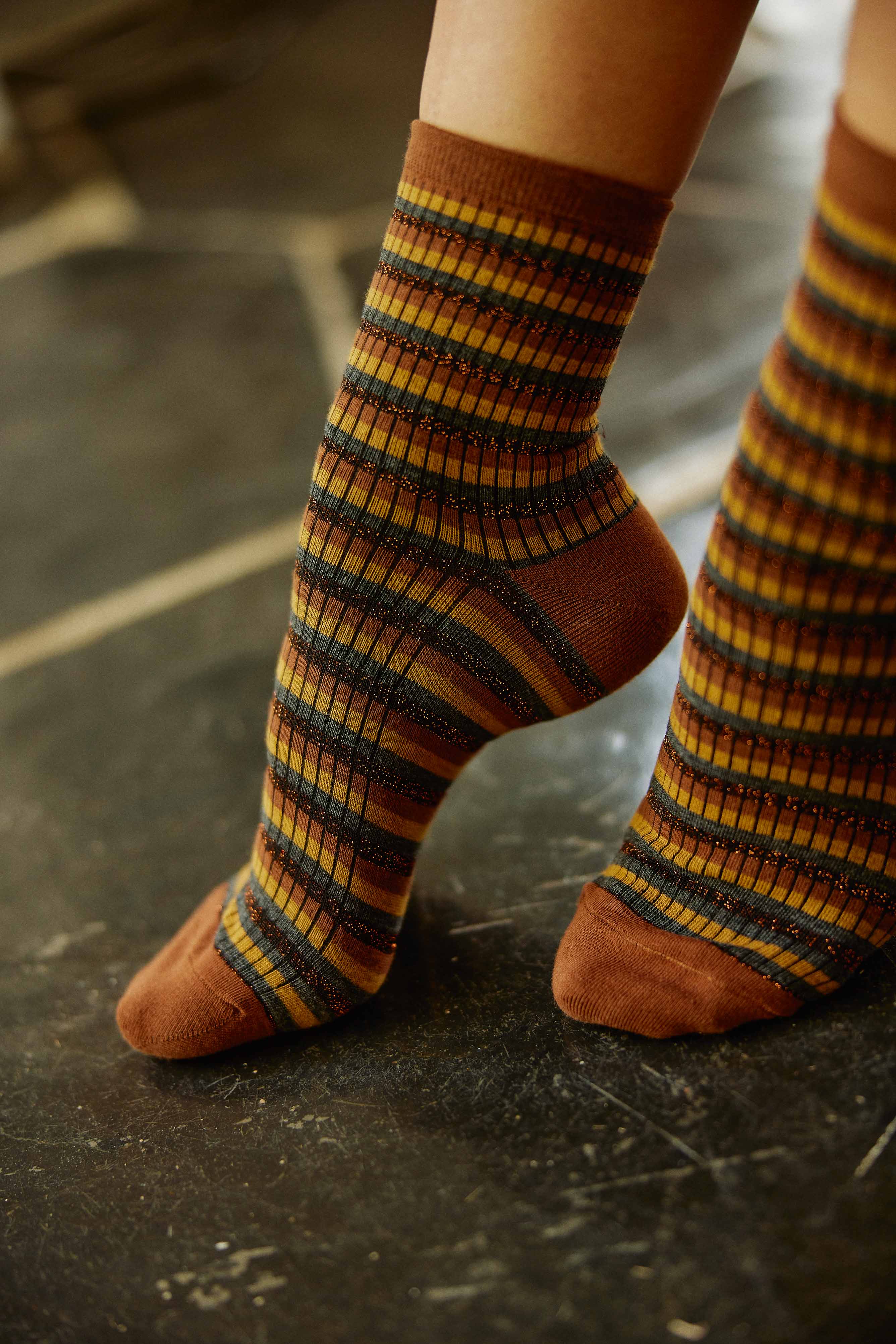 Gestreifte Socken - Mix