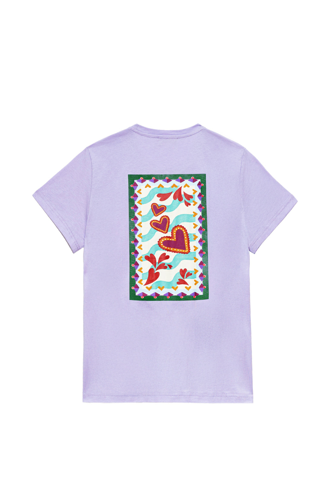 T-shirt sérigraphié parme - Tack