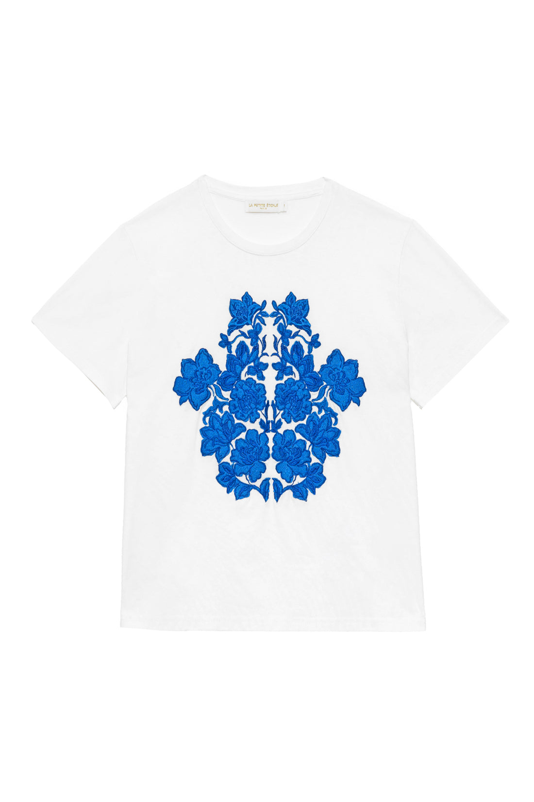 White embroidered front t-shirt - Taima