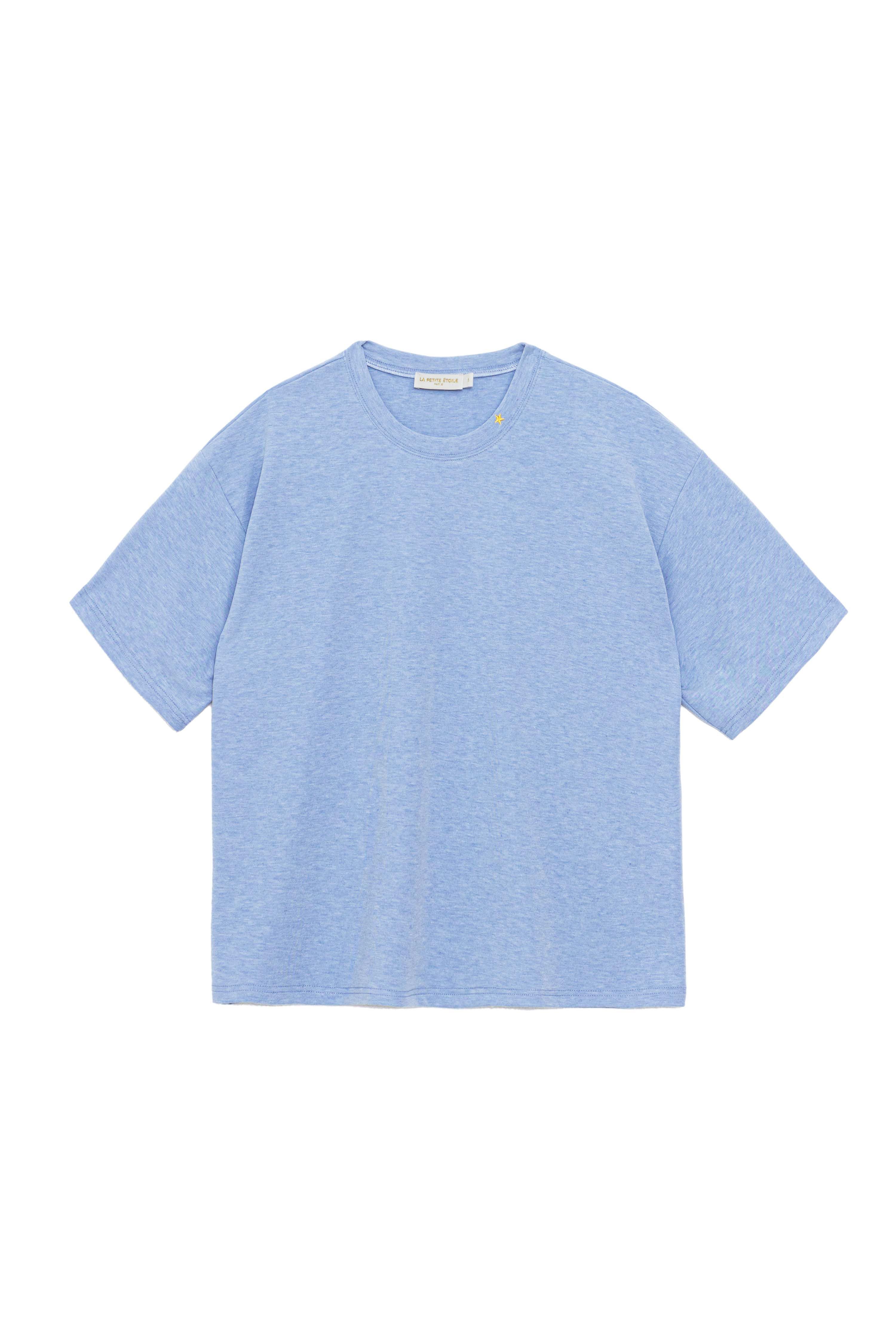 T-shirt maille bleu - Tais