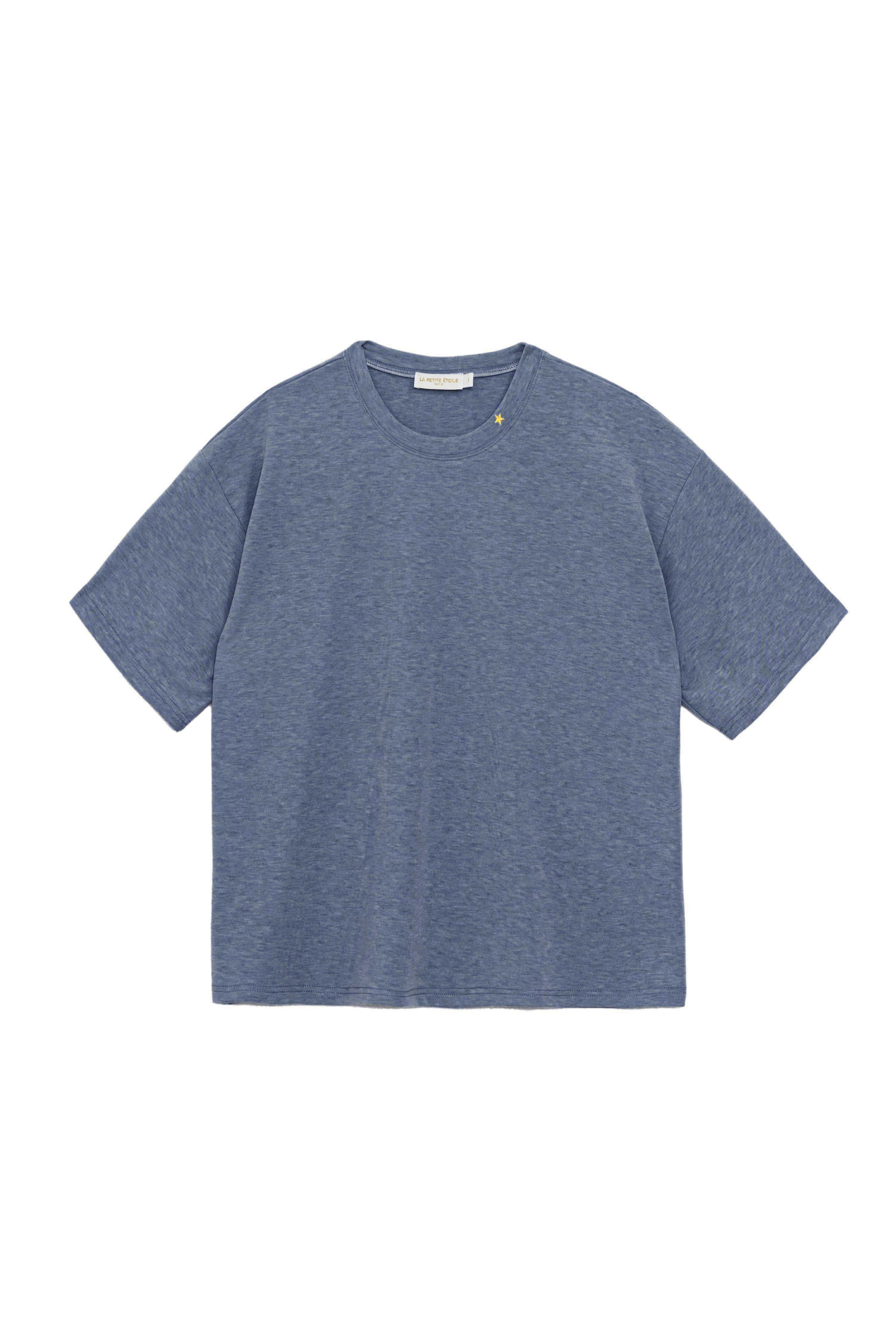 T-shirt maille bleu gris - Tais
