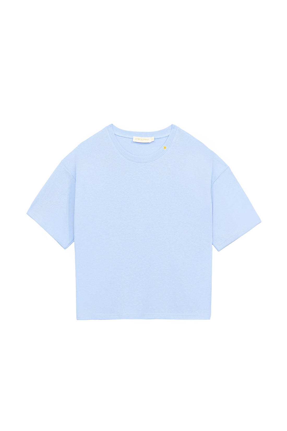 Sky blue short-sleeved sweatshirt - Tais