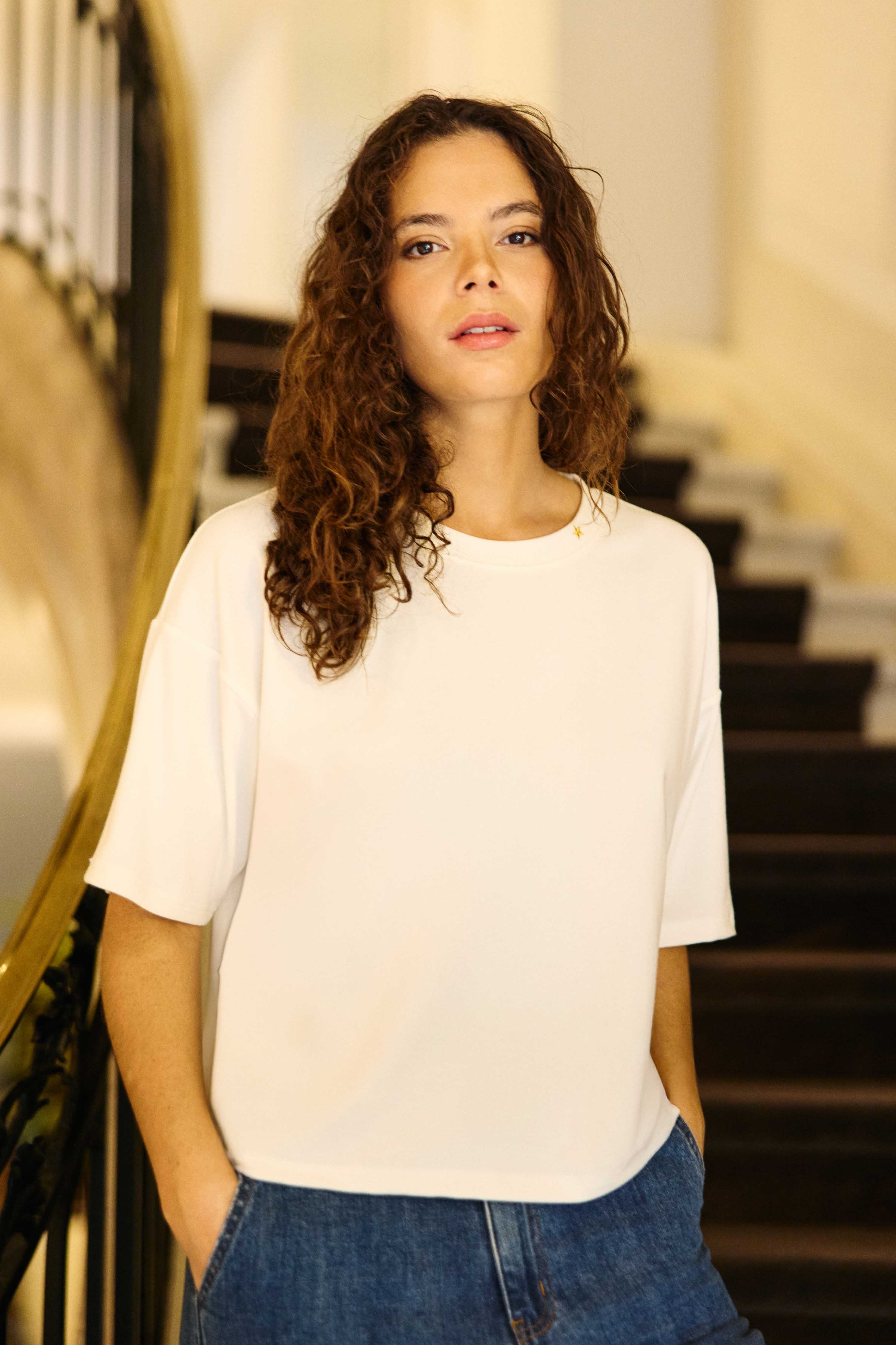 T-shirt maille écru - Tais