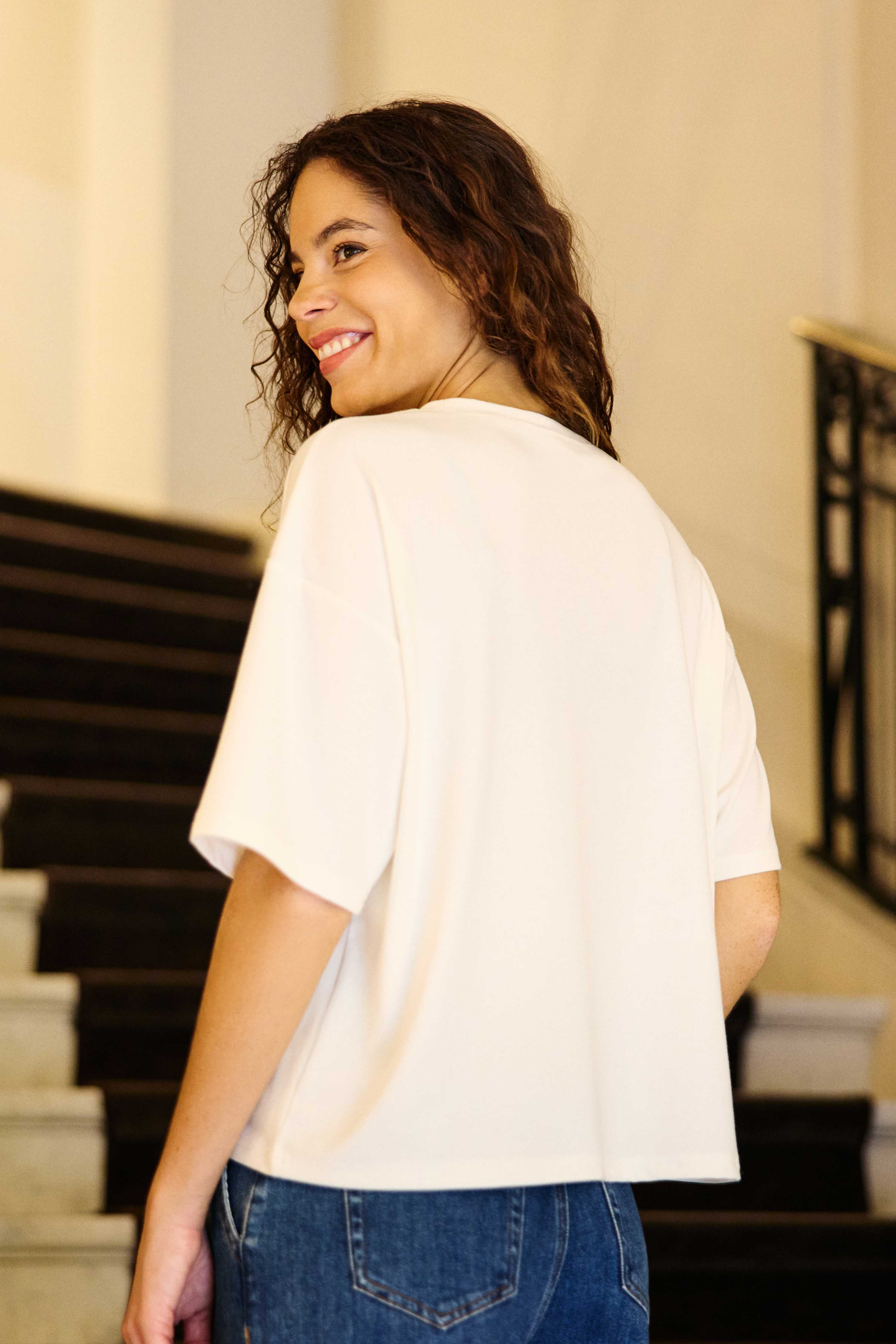 T-shirt maille écru - Tais